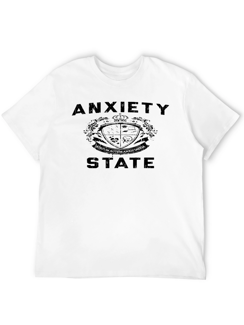 Anxiety State Graphic T-Shirt - Black