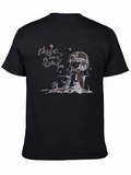 Music Saves My Soul Black Graphic T-Shirt