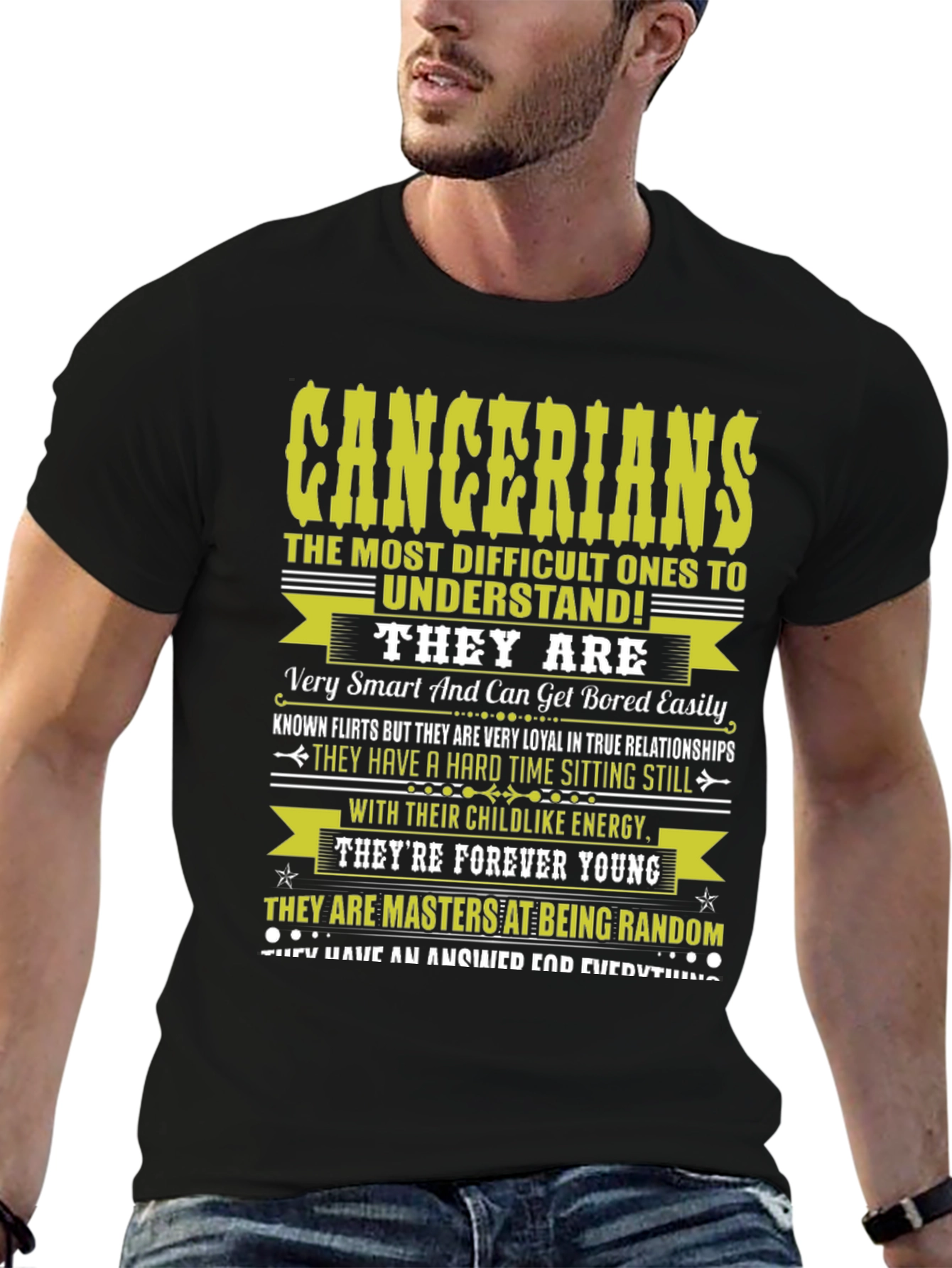 Cancerian Zodiac T-Shirt - Difficult to Understand!