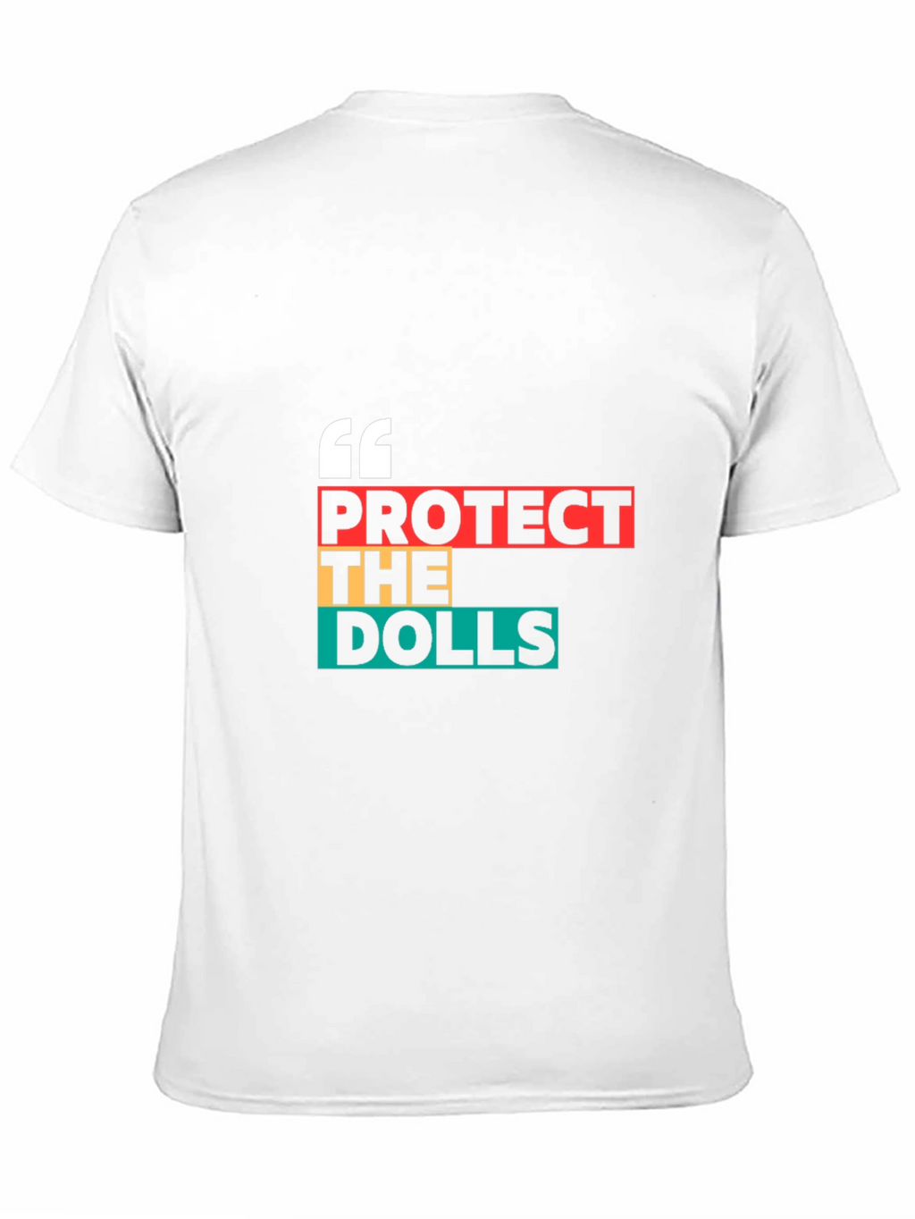 Protect The Dolls Graphic Tee - Black Cotton Blend