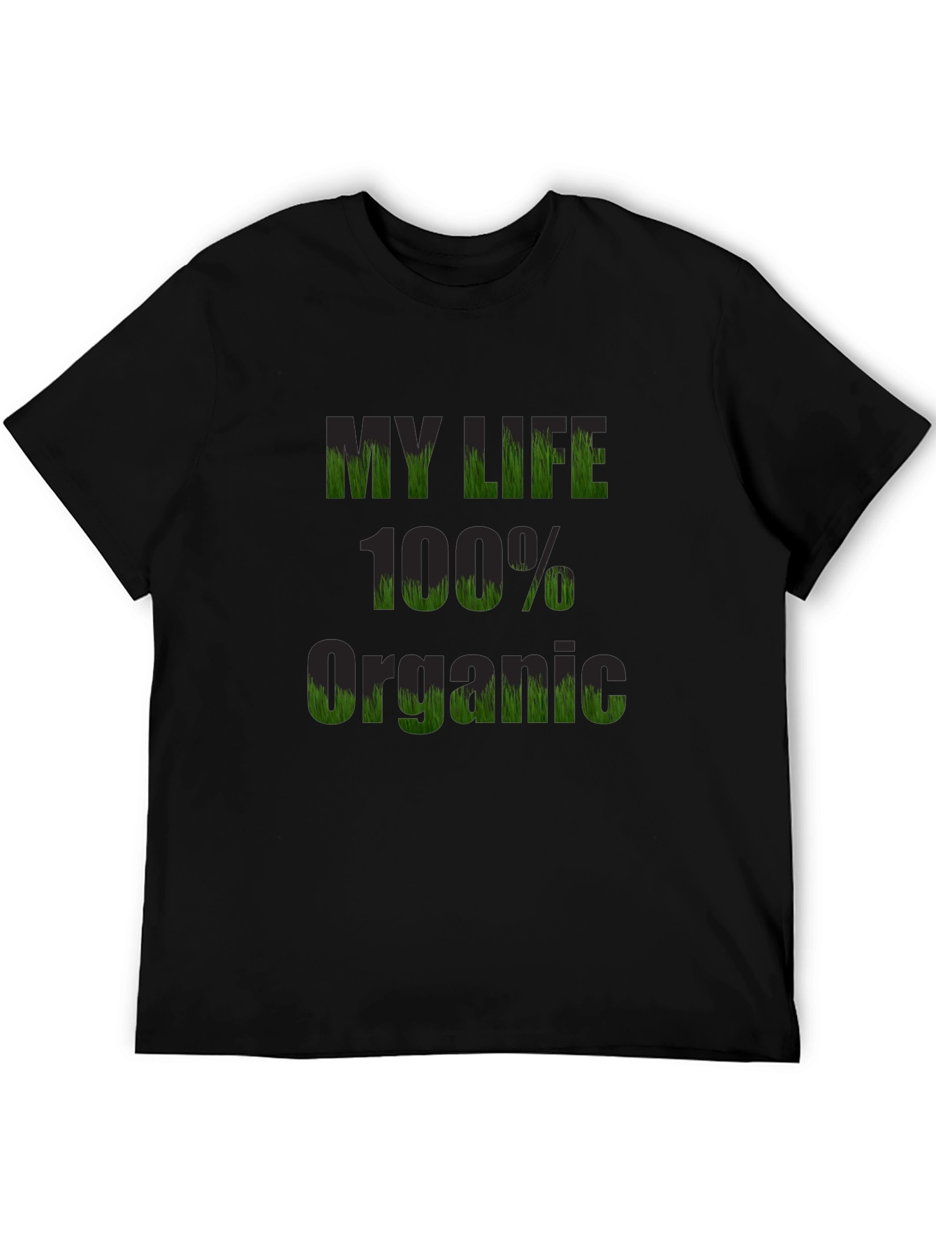 Organic Life T-Shirt - Black Cotton Tee