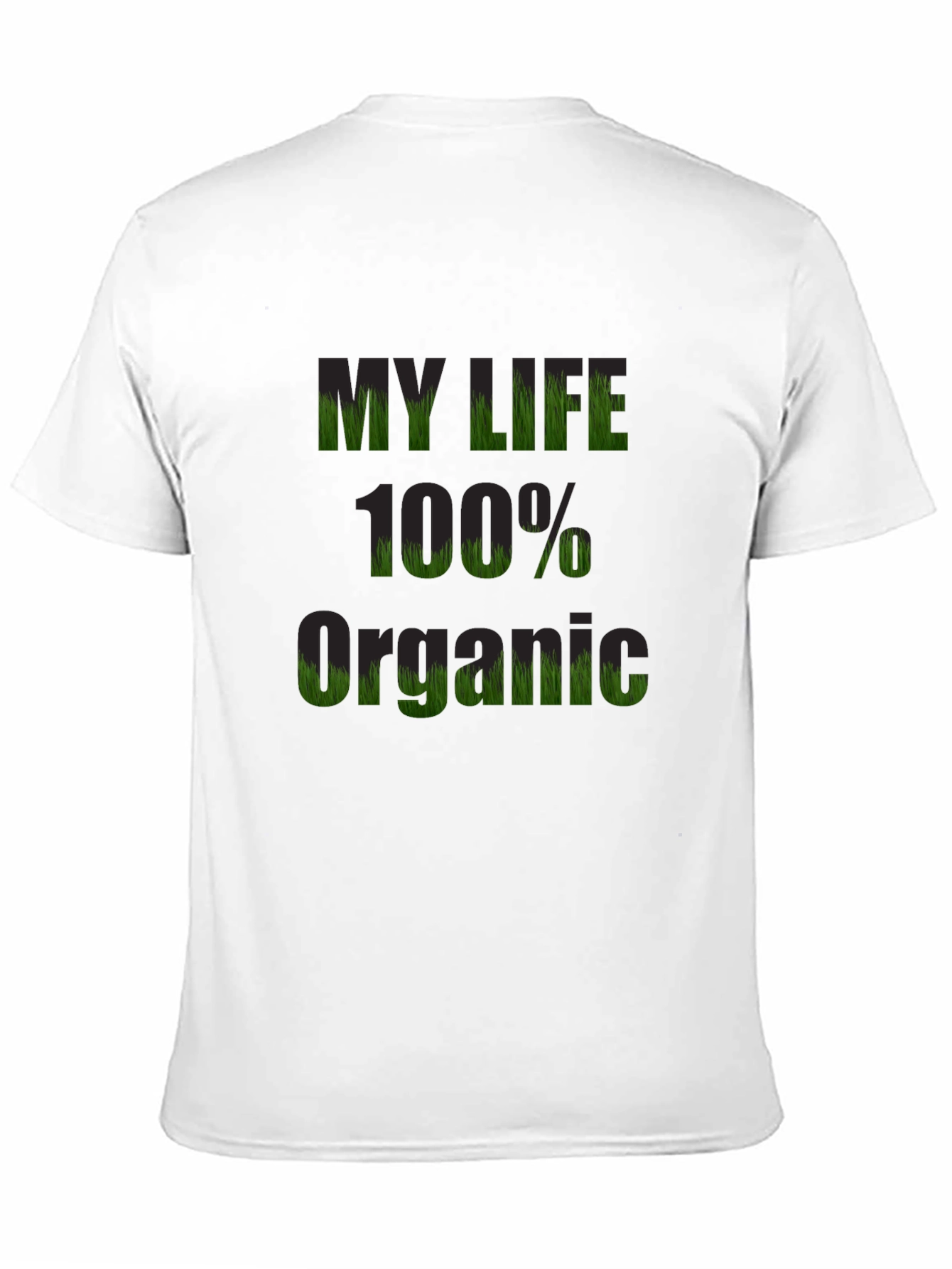 Organic Life T-Shirt - Black Cotton Tee
