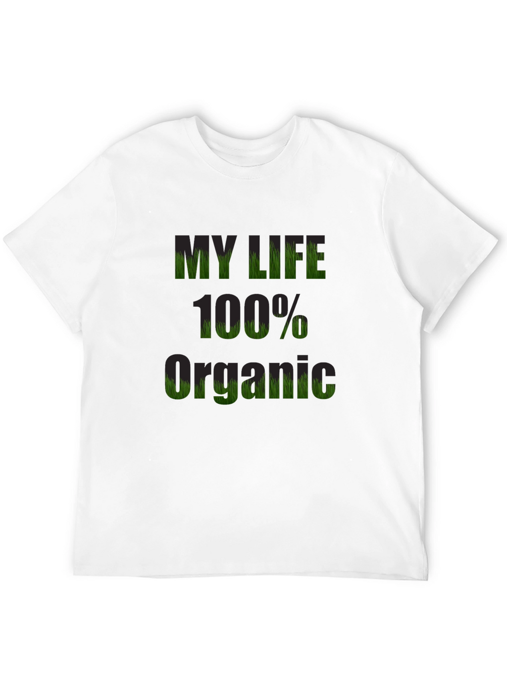 Organic Life T-Shirt - Black Cotton Tee