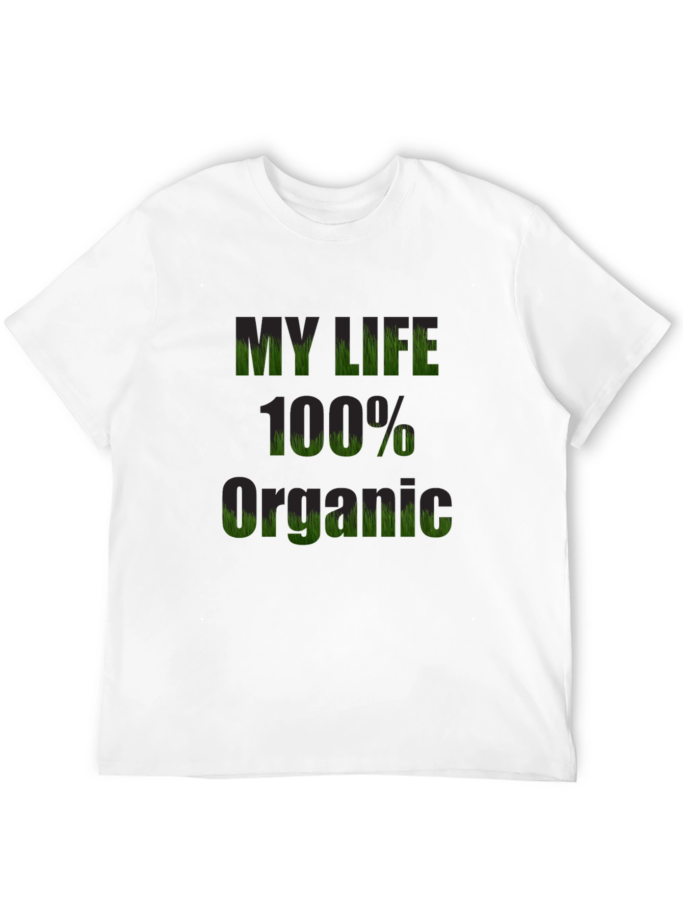 Organic Life T-Shirt - Black Cotton Tee