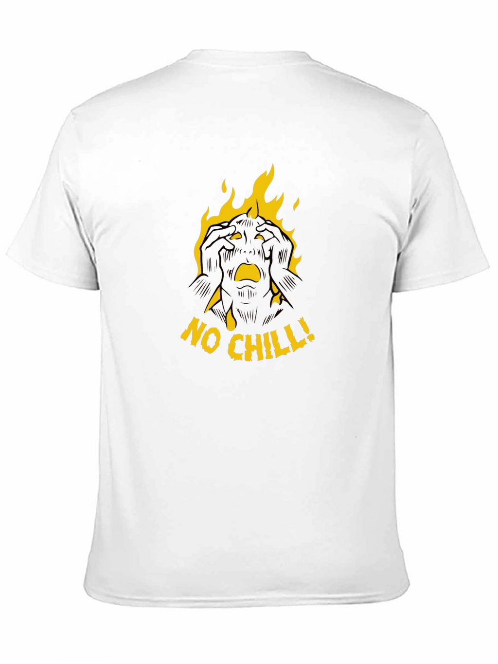 No Chill Graphic Black T-Shirt