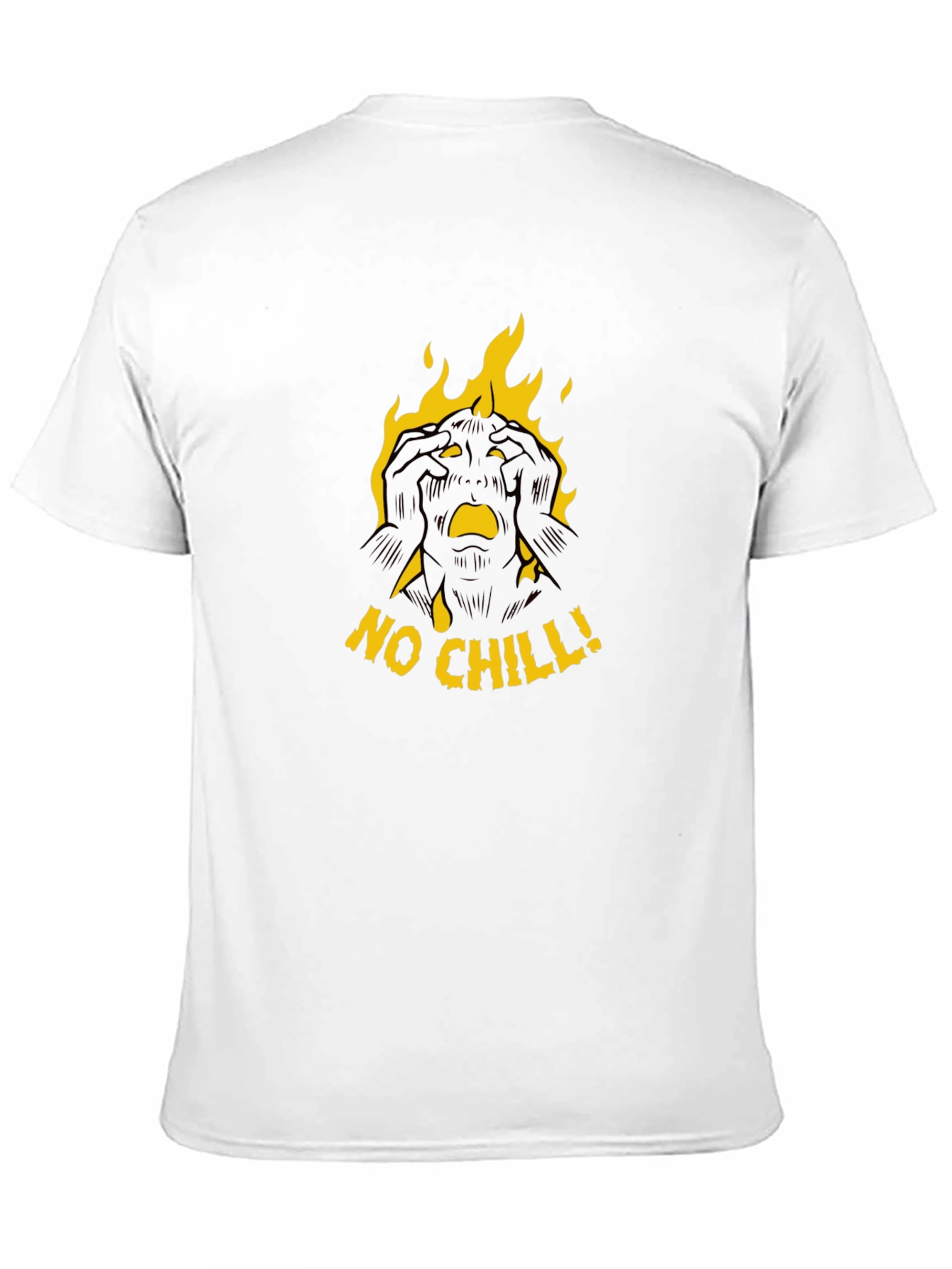 No Chill Graphic Black T-Shirt