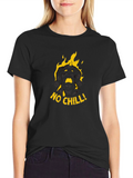 No Chill Graphic Black T-Shirt