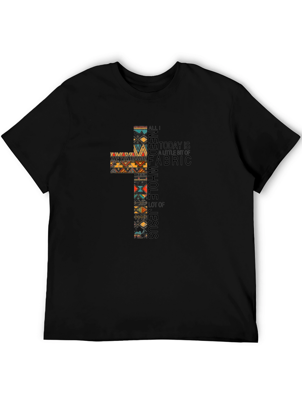 Fabric & Jesus Cross Graphic Tee