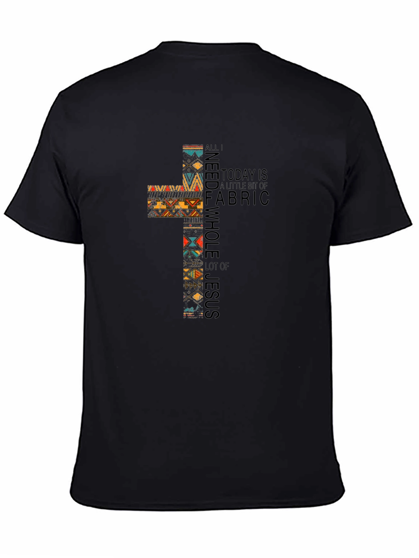 Fabric & Jesus Cross Graphic Tee