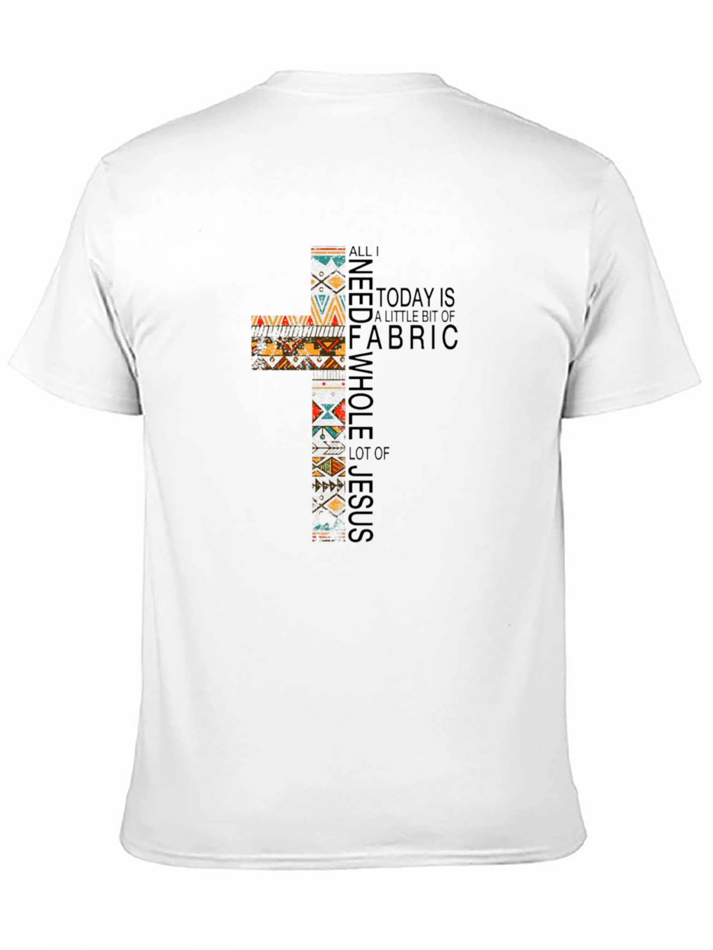 Fabric & Jesus Cross Graphic Tee