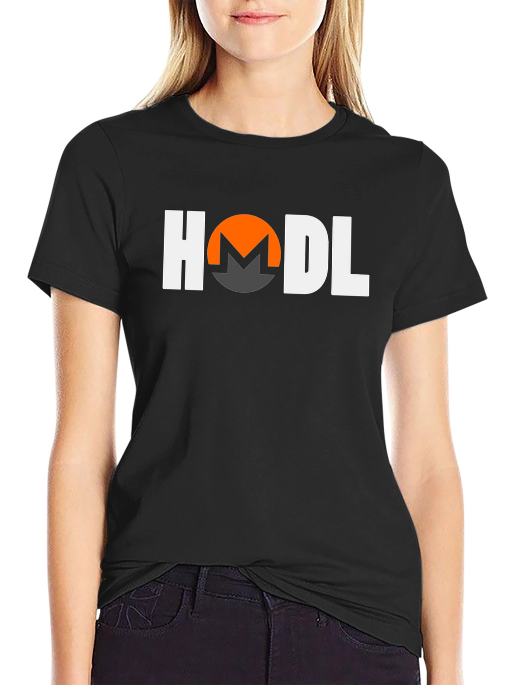 HODL Monero Crypto T-Shirt - Black