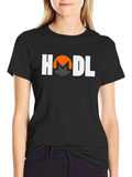 HODL Monero Crypto T-Shirt - Black