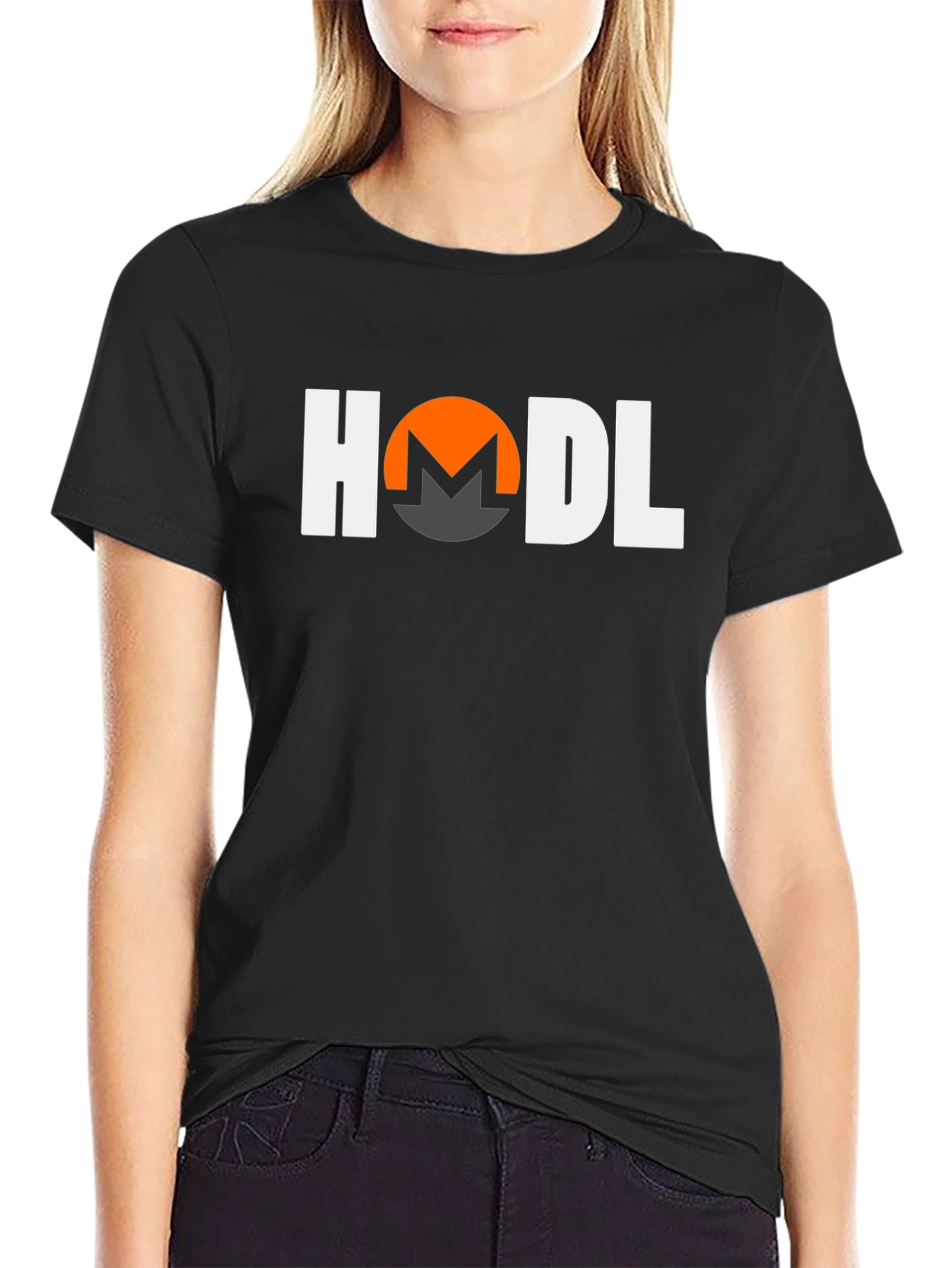 HODL Monero Crypto T-Shirt - Black