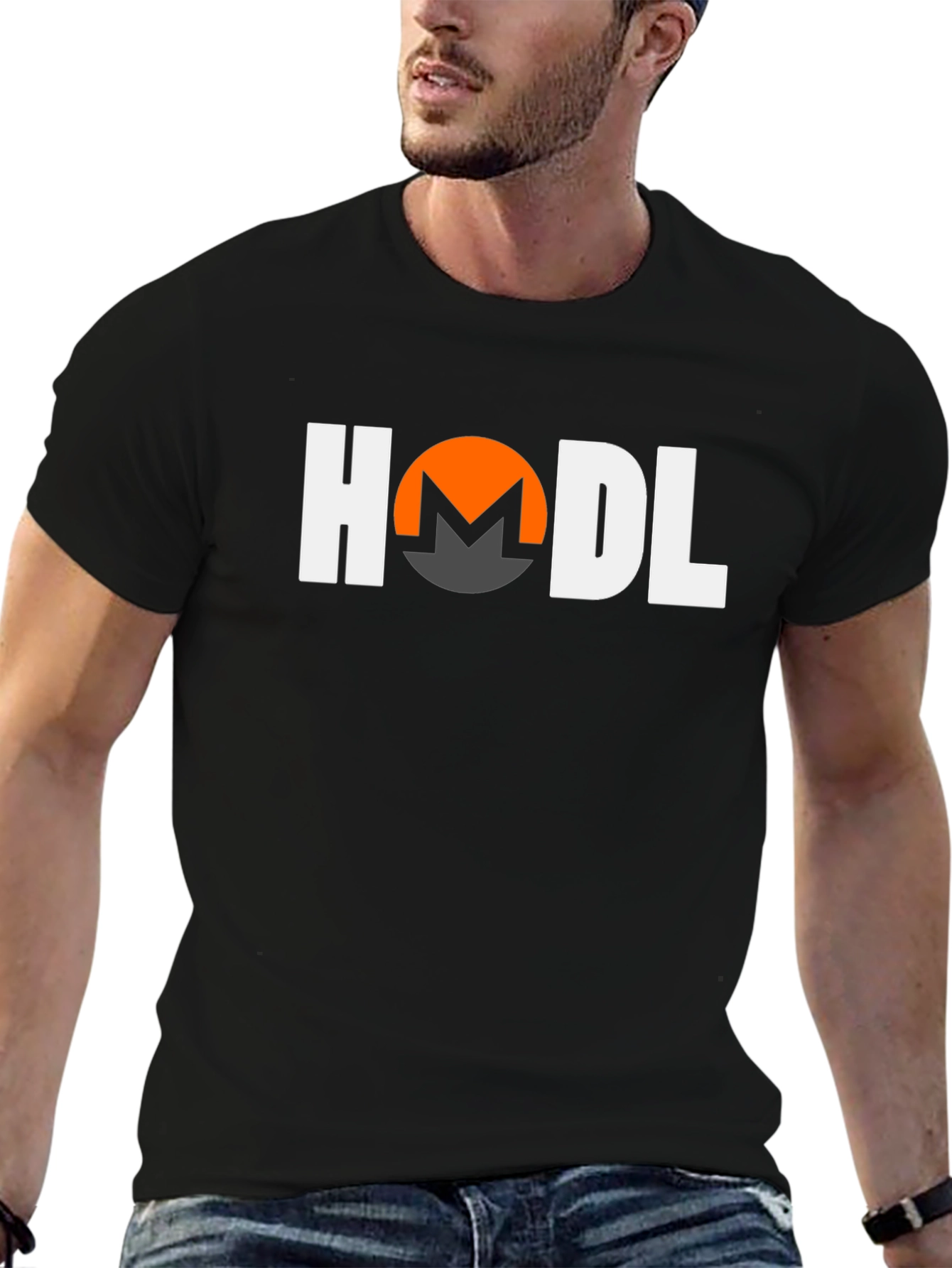 HODL Monero Crypto T-Shirt - Black