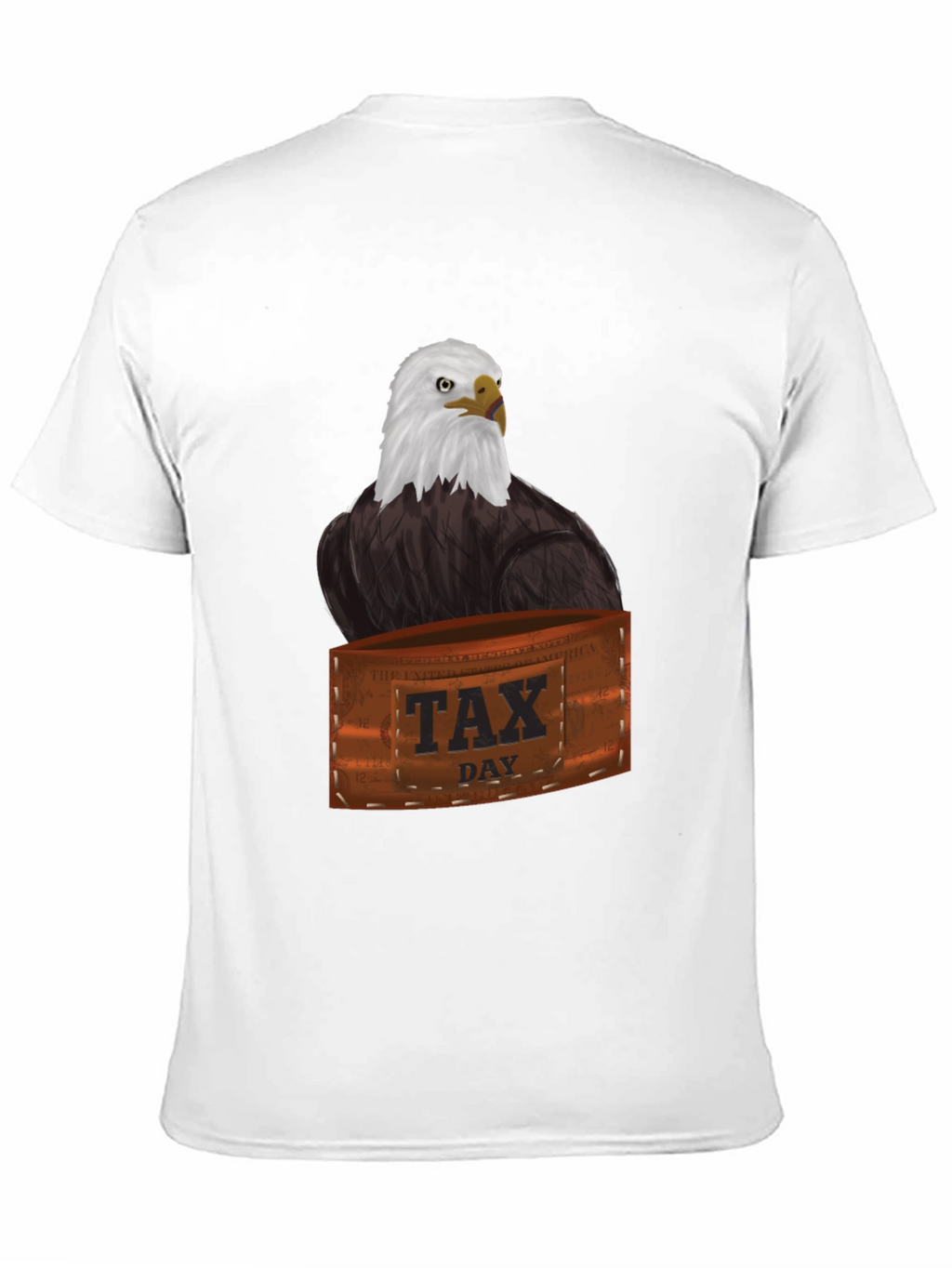 Tax Day Eagle Graphic Tee - Patriotic T-Shirt