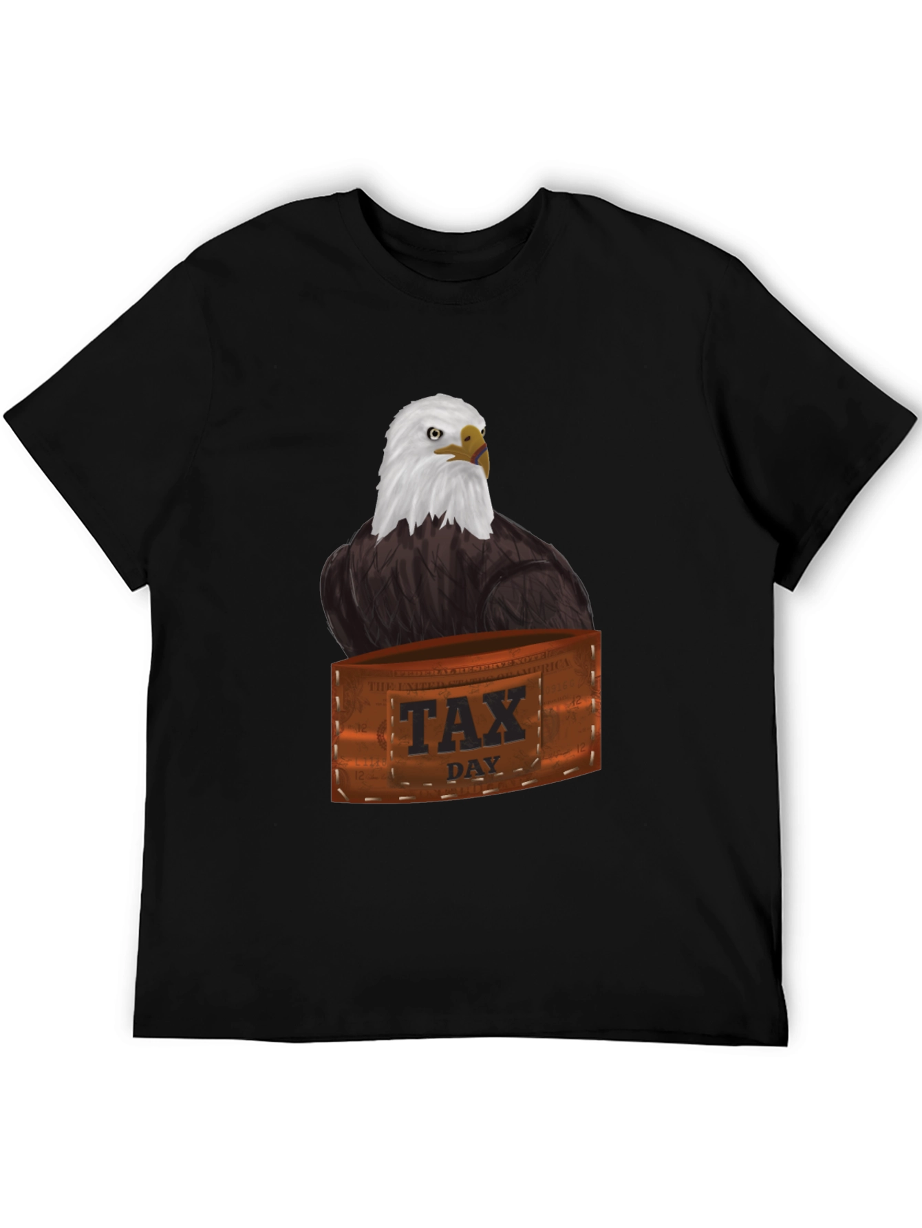 Tax Day Eagle Graphic Tee - Patriotic T-Shirt