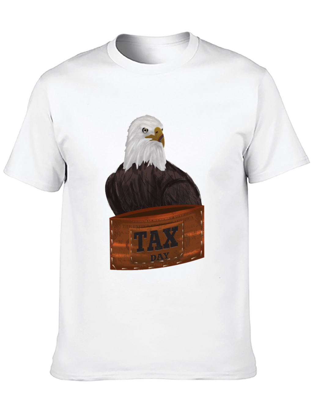 Tax Day Eagle Graphic Tee - Patriotic T-Shirt