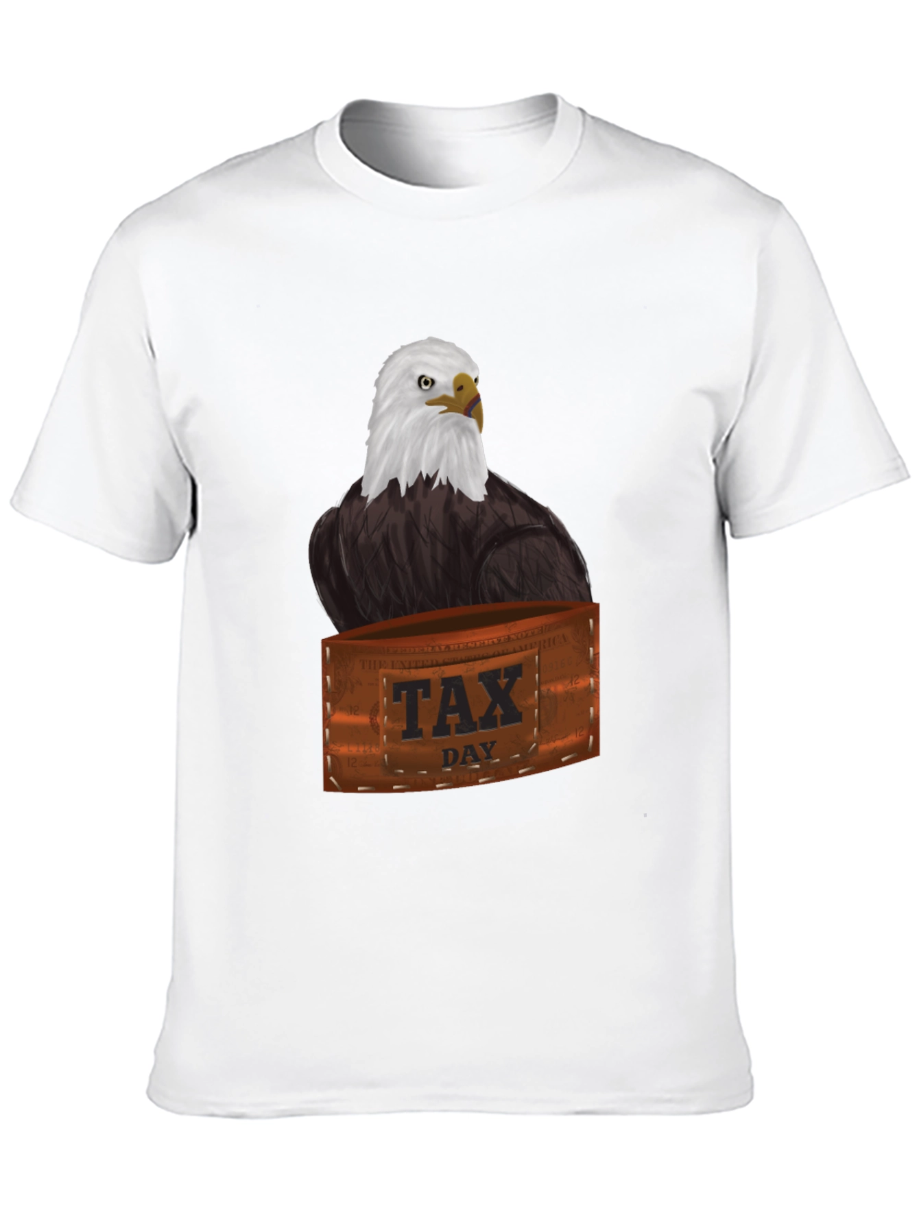 Tax Day Eagle Graphic Tee - Patriotic T-Shirt