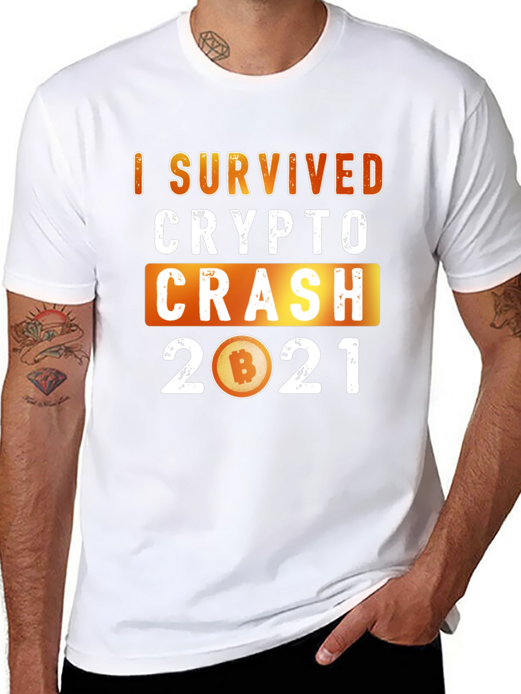 I Survived Crypto Crash 2021 T-Shirt