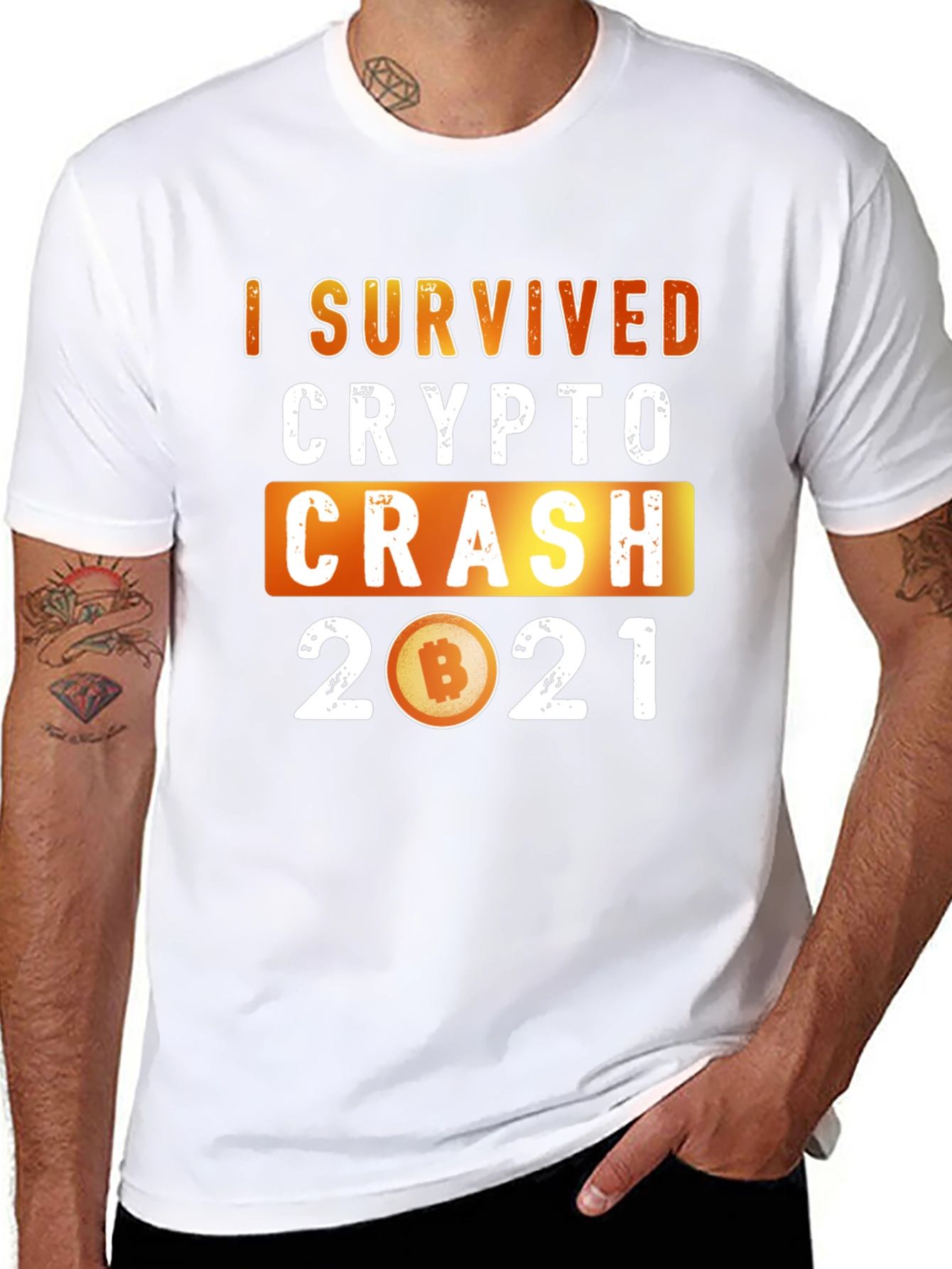 I Survived Crypto Crash 2021 T-Shirt