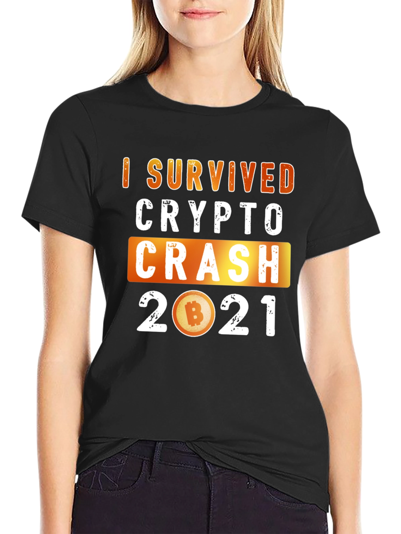 I Survived Crypto Crash 2021 T-Shirt