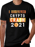 I Survived Crypto Crash 2021 T-Shirt