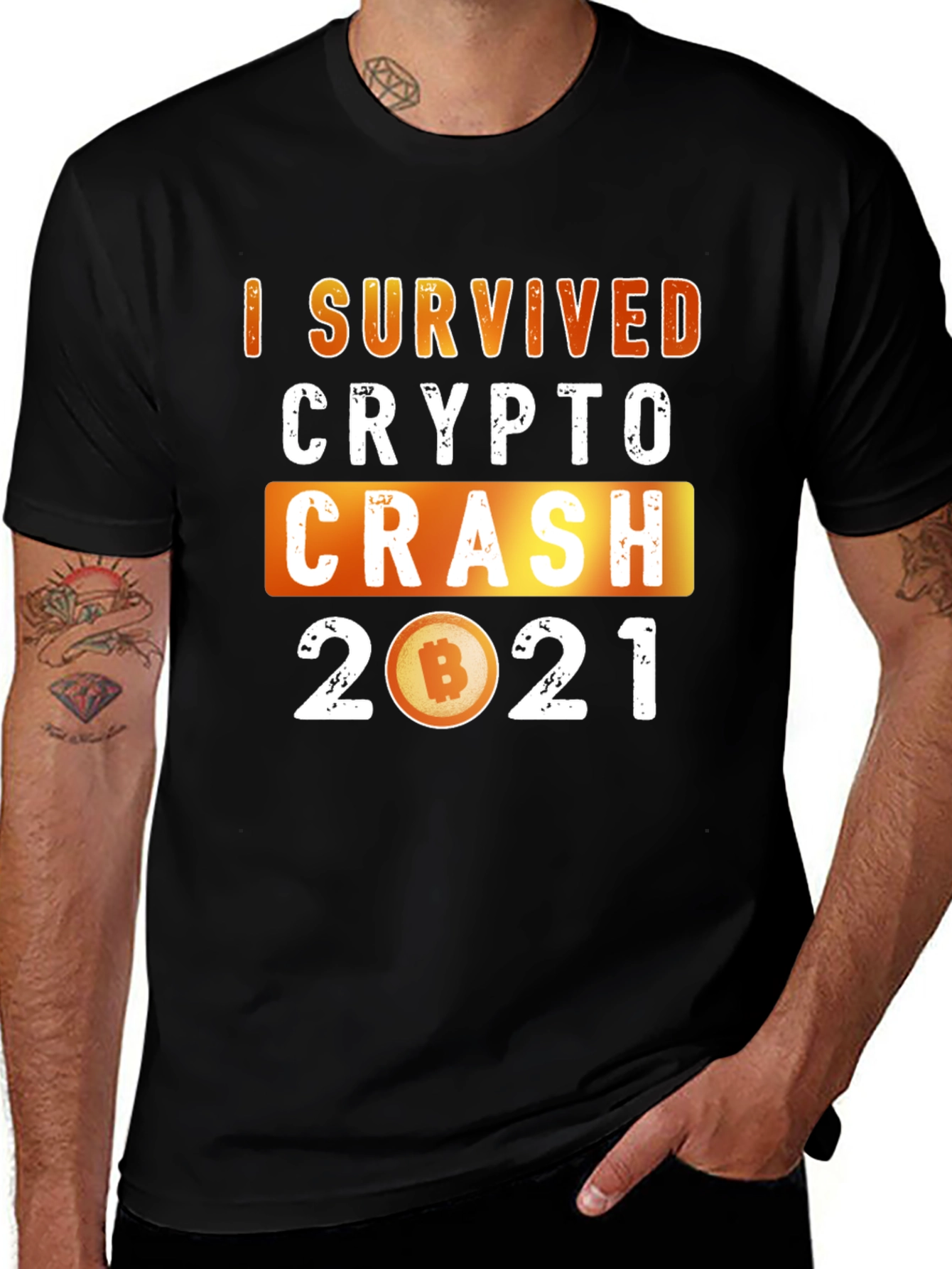 I Survived Crypto Crash 2021 T-Shirt