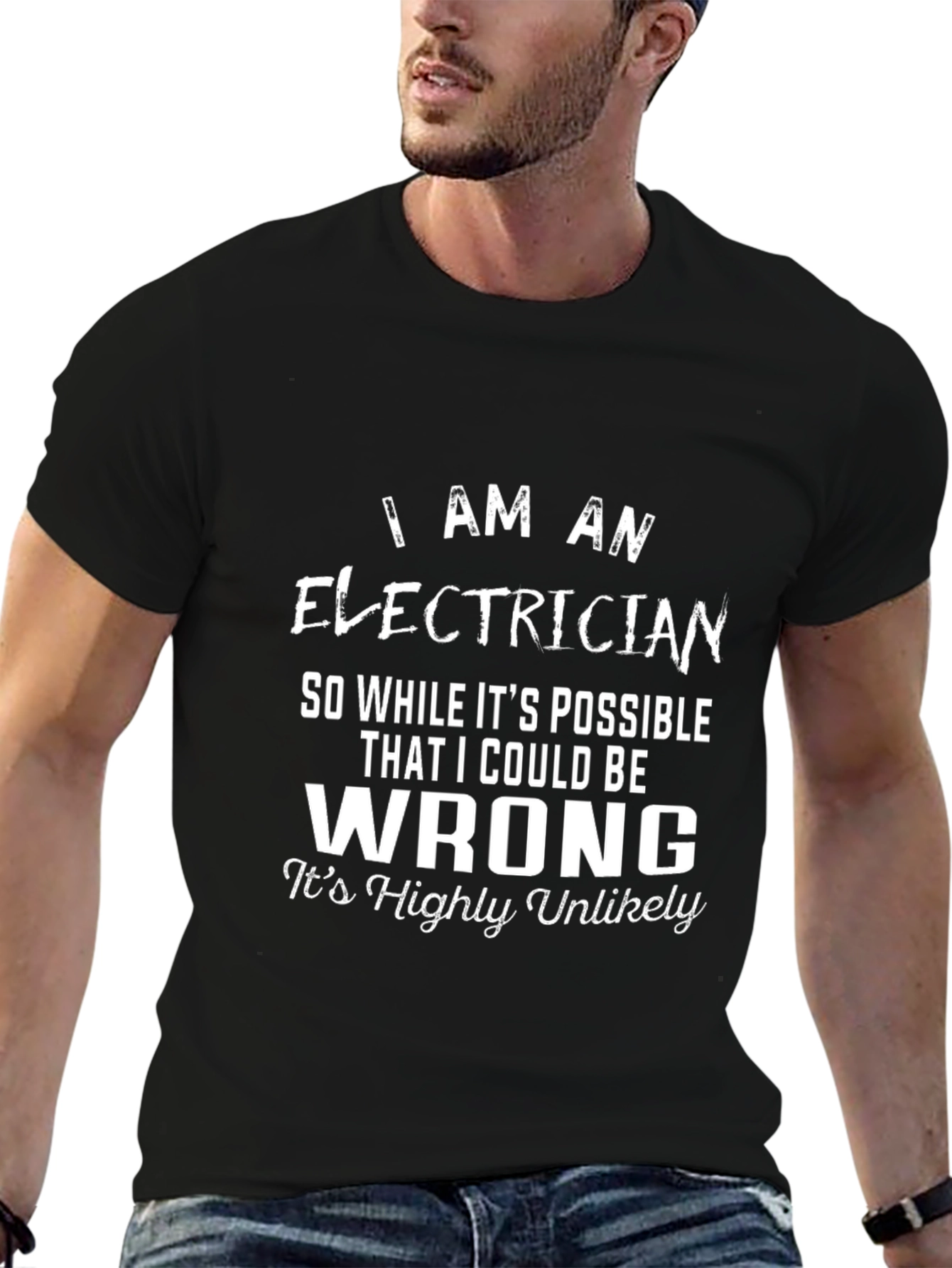 Electrician Humor Graphic T-Shirt