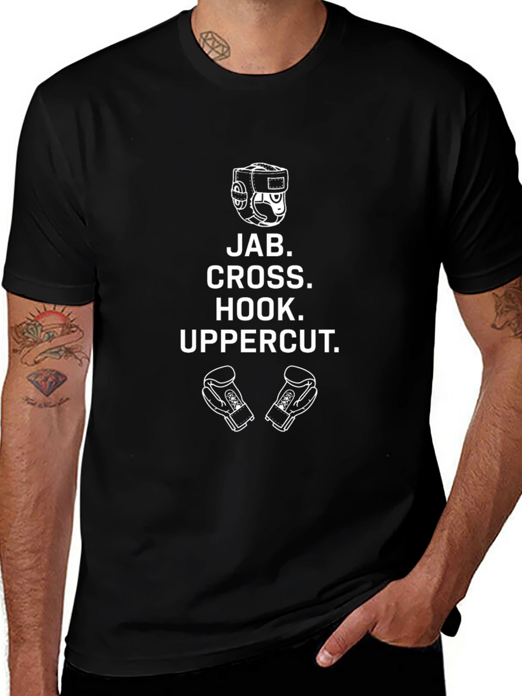 Jab Cross Hook Uppercut Boxing T-Shirt