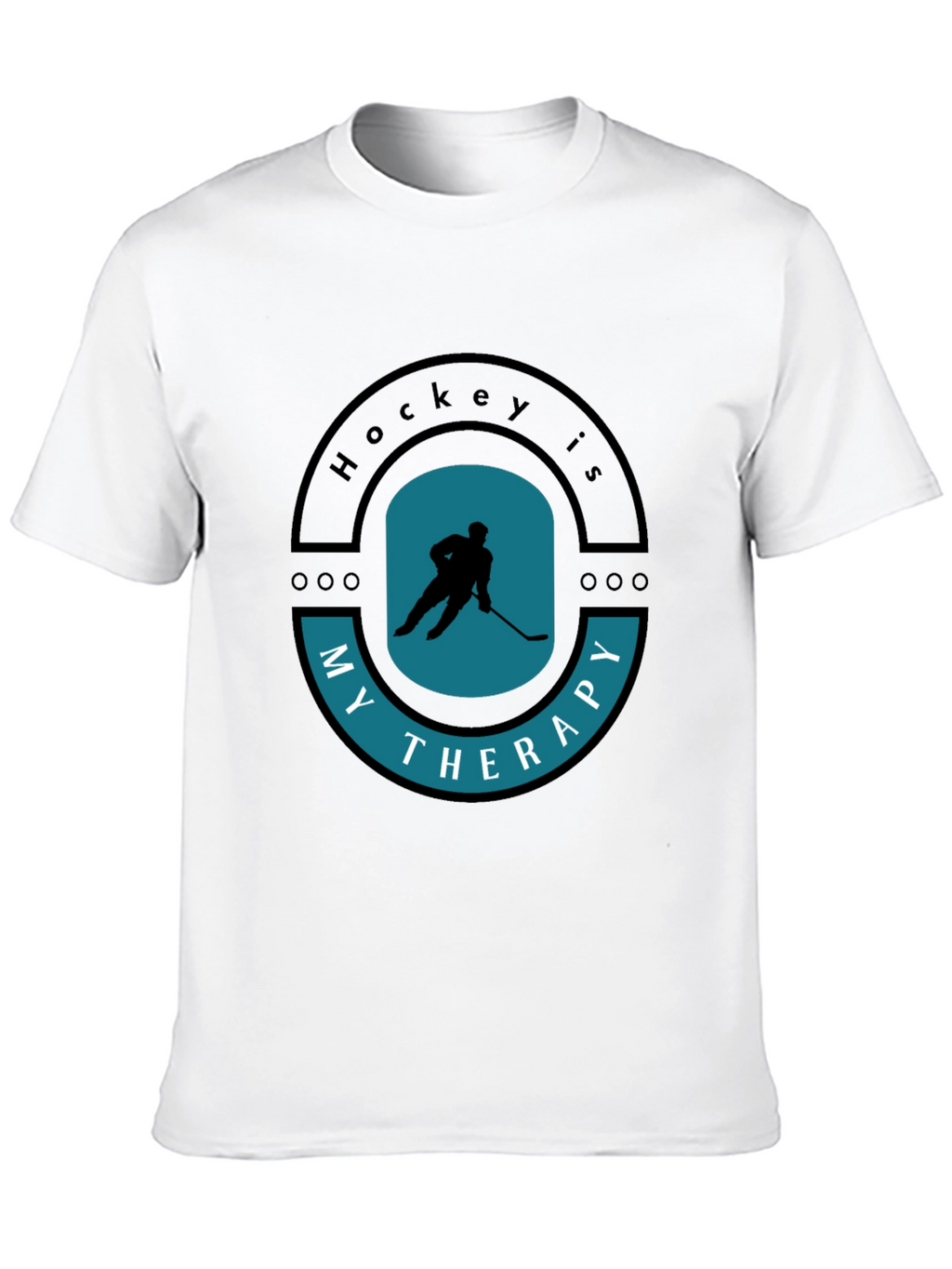 Hockey is My Therapy T-Shirt Sporty Tee