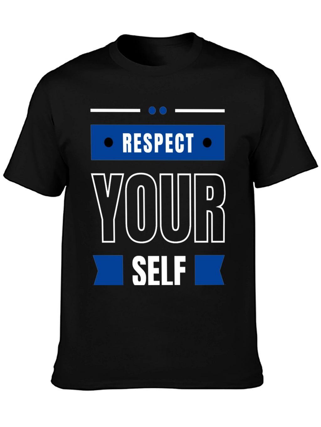 Respect Yourself Graphic T-Shirt - Black