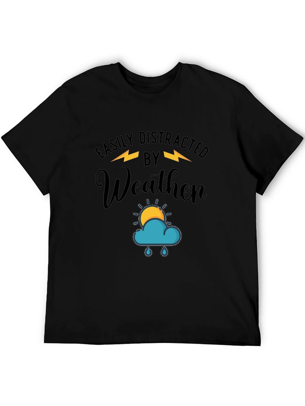Easily Distracted by Weather Graphic T-Shirt
