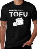 Powered by Tofu Black T-Shirt