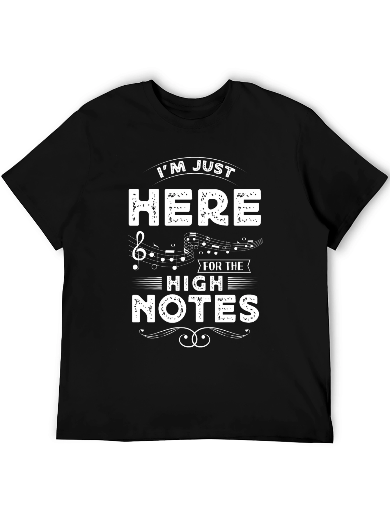 Music Lover T-Shirt - Here for High Notes