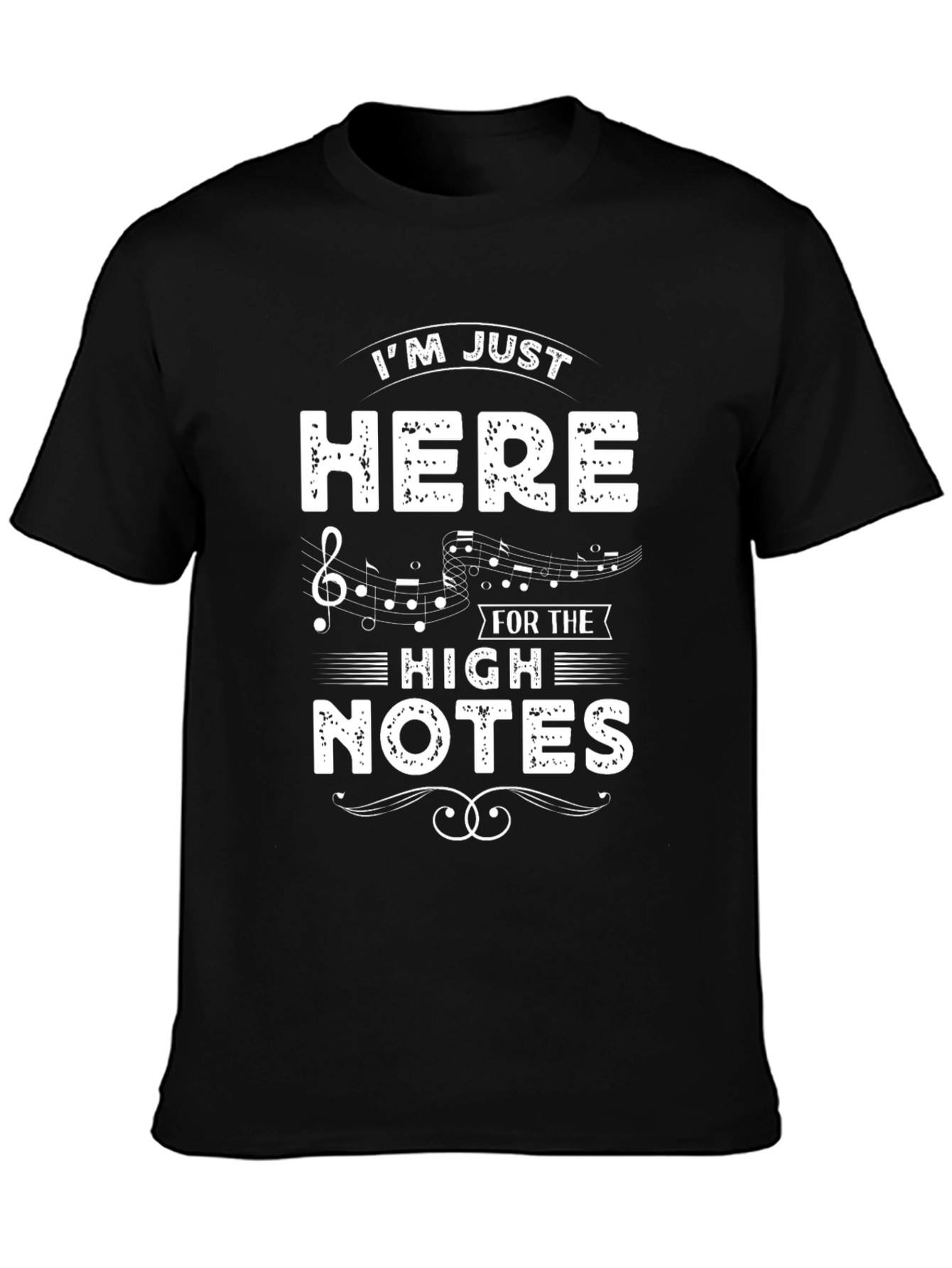 Music Lover T-Shirt - Here for High Notes