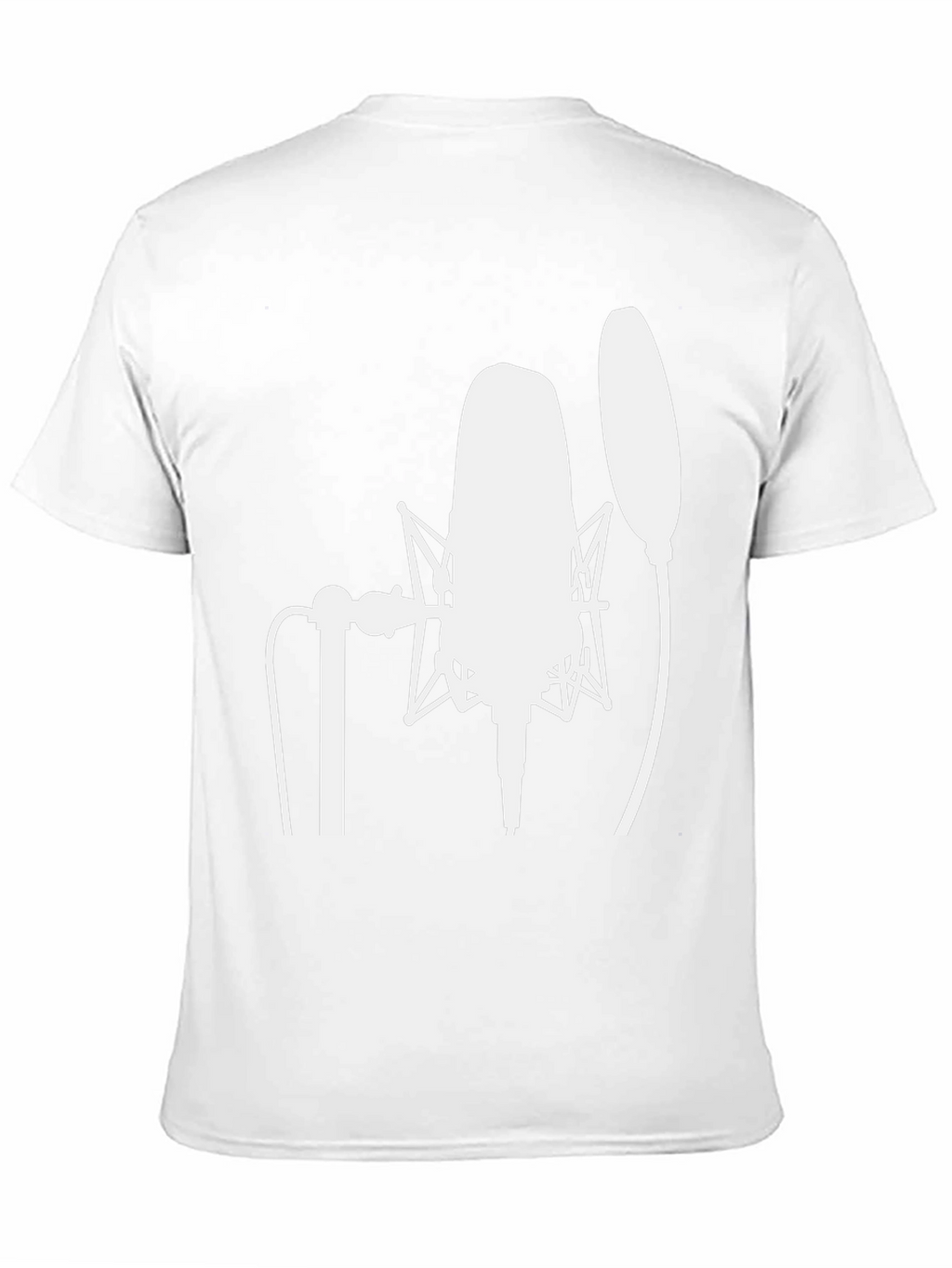 Studio Microphone Graphic Tee - Musicians Black T-Shirt