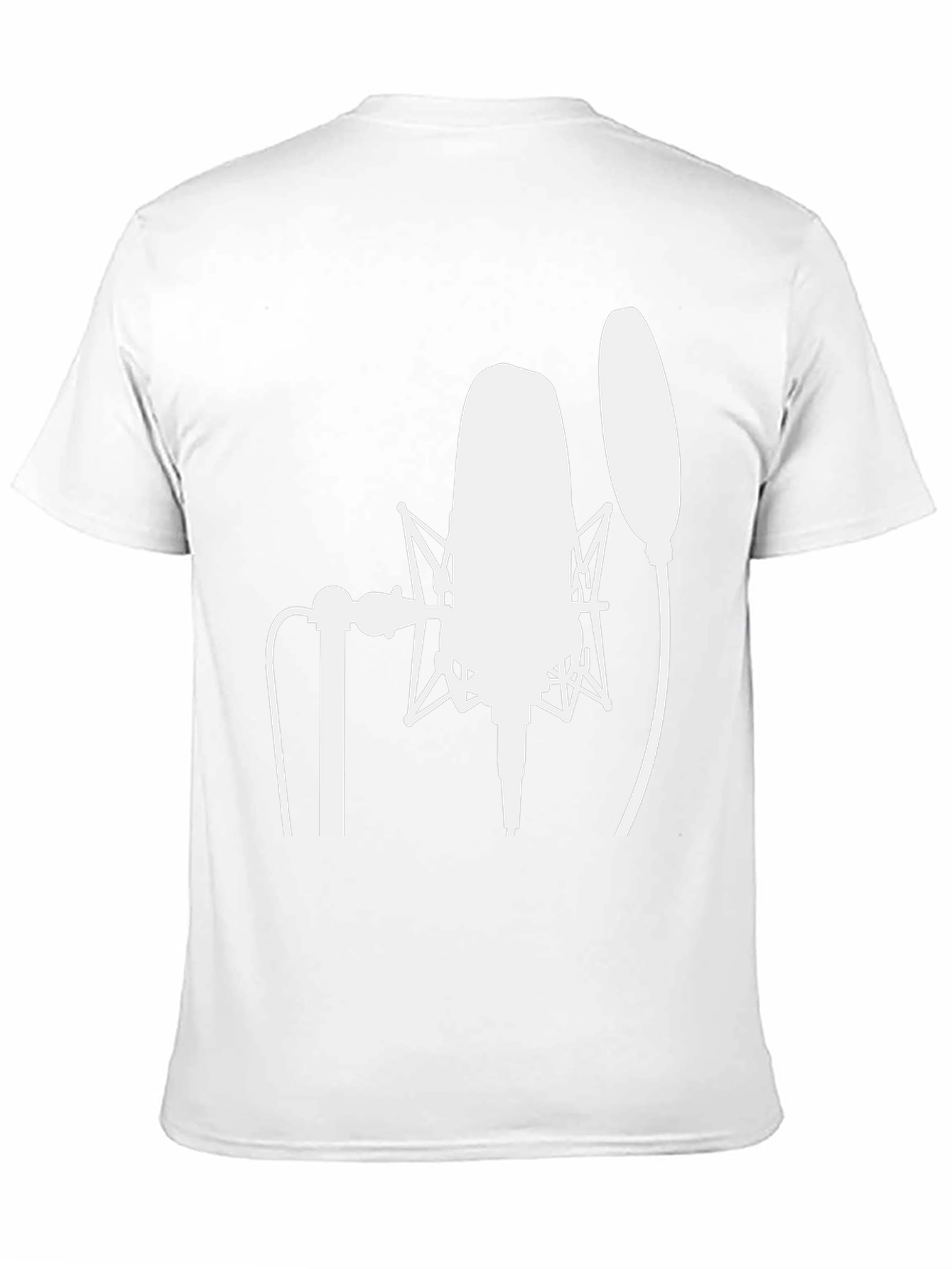 Studio Microphone Graphic Tee - Musicians Black T-Shirt