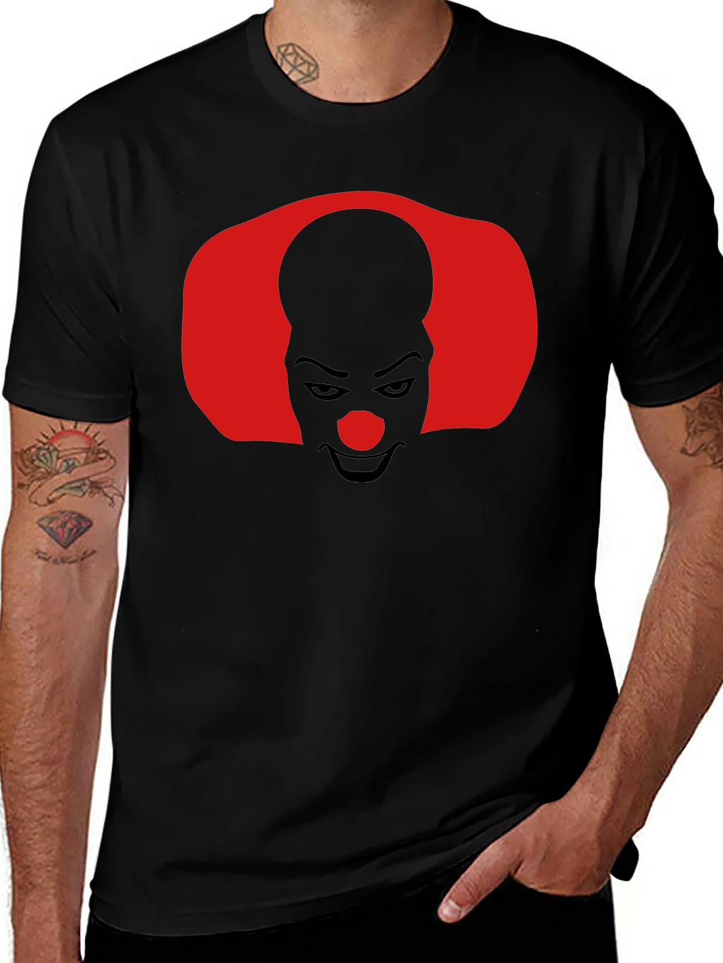 Pennywise T-Shirt - Black Horror Tee