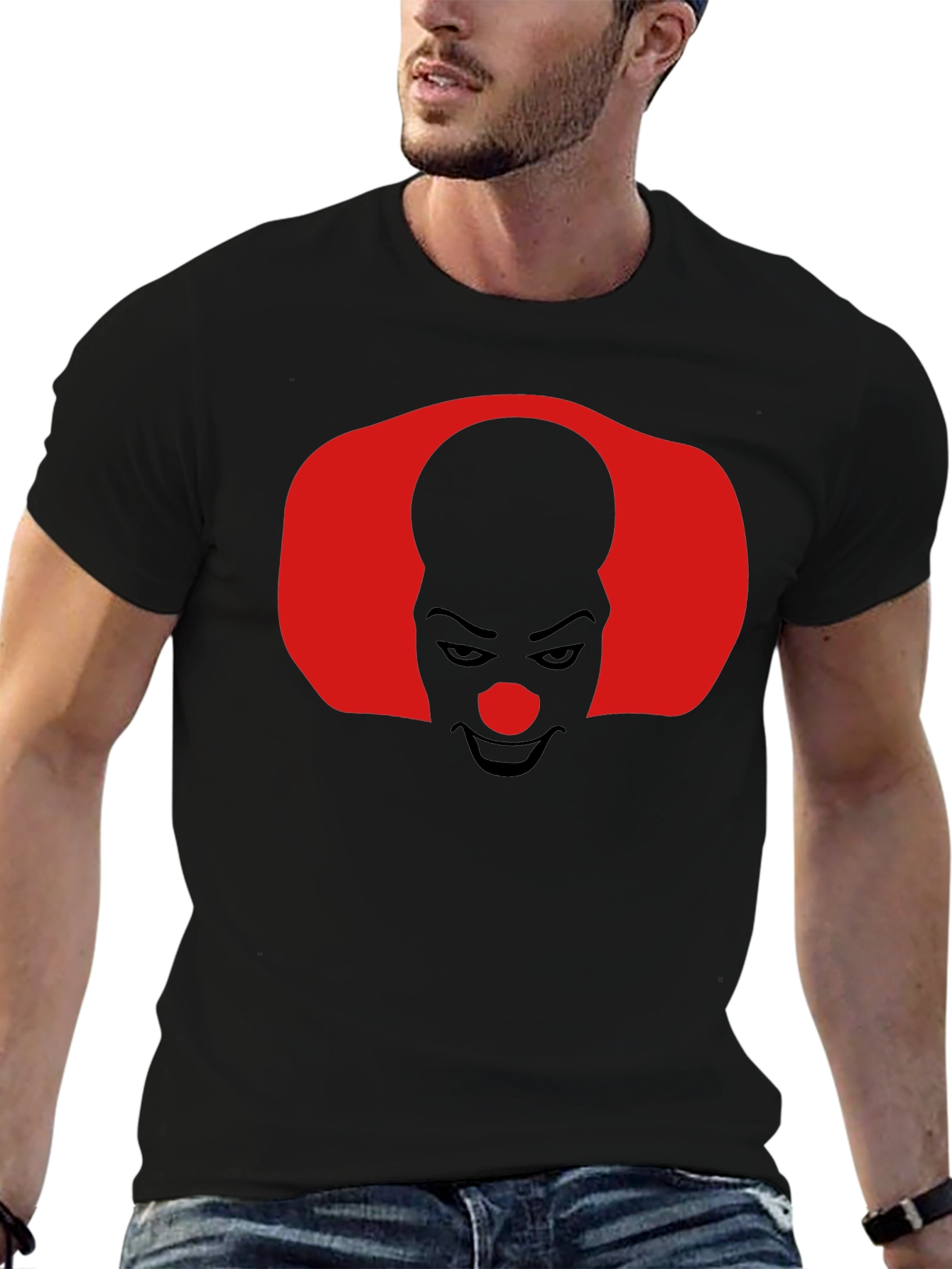 Pennywise T-Shirt - Black Horror Tee