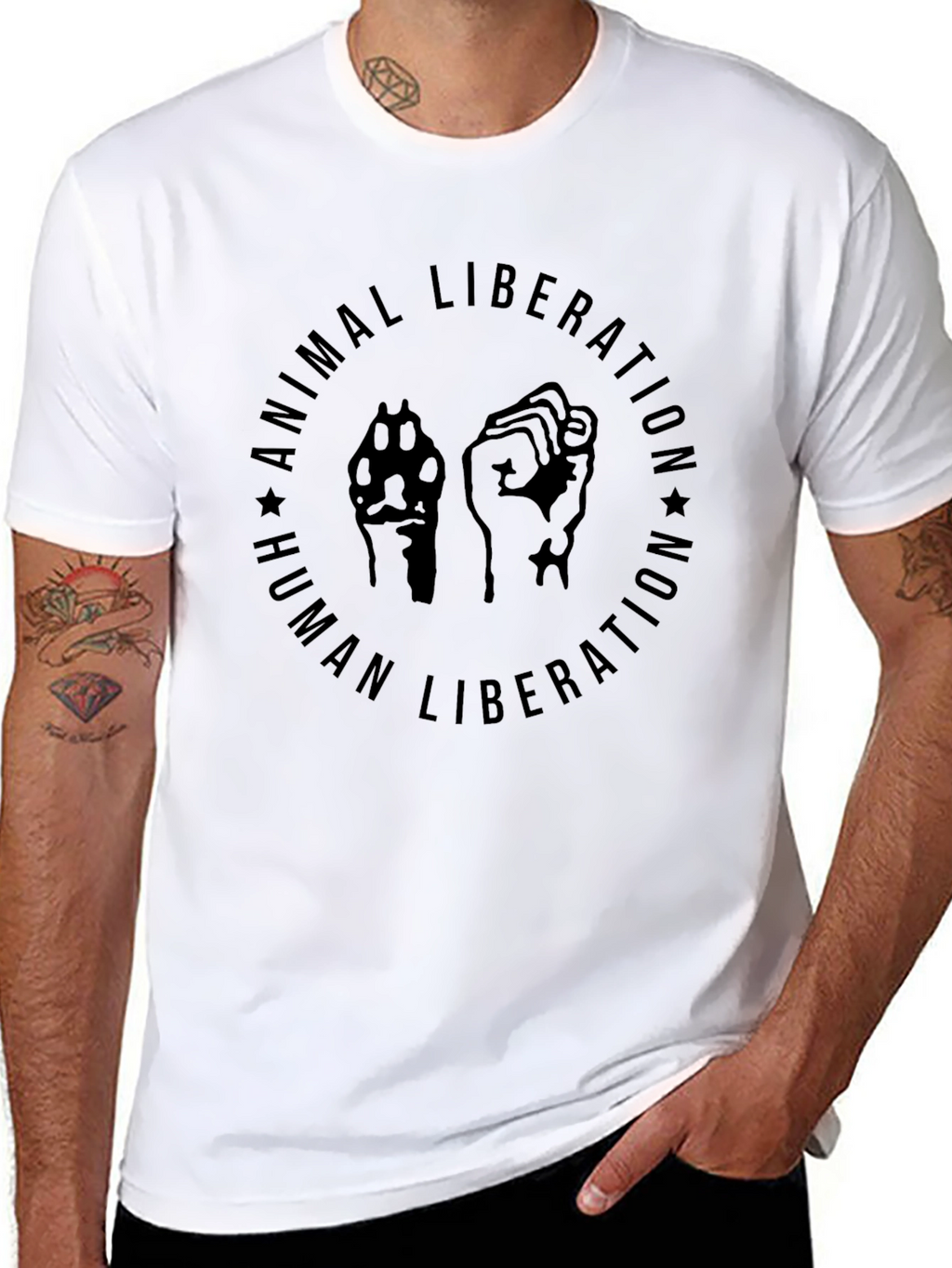 Animal & Human Liberation T-Shirt - Activist Tee