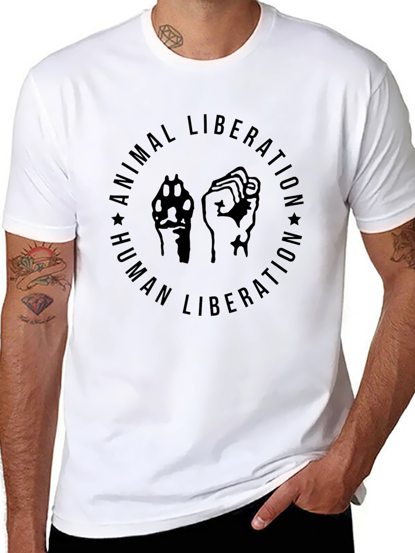 Animal & Human Liberation T-Shirt - Activist Tee