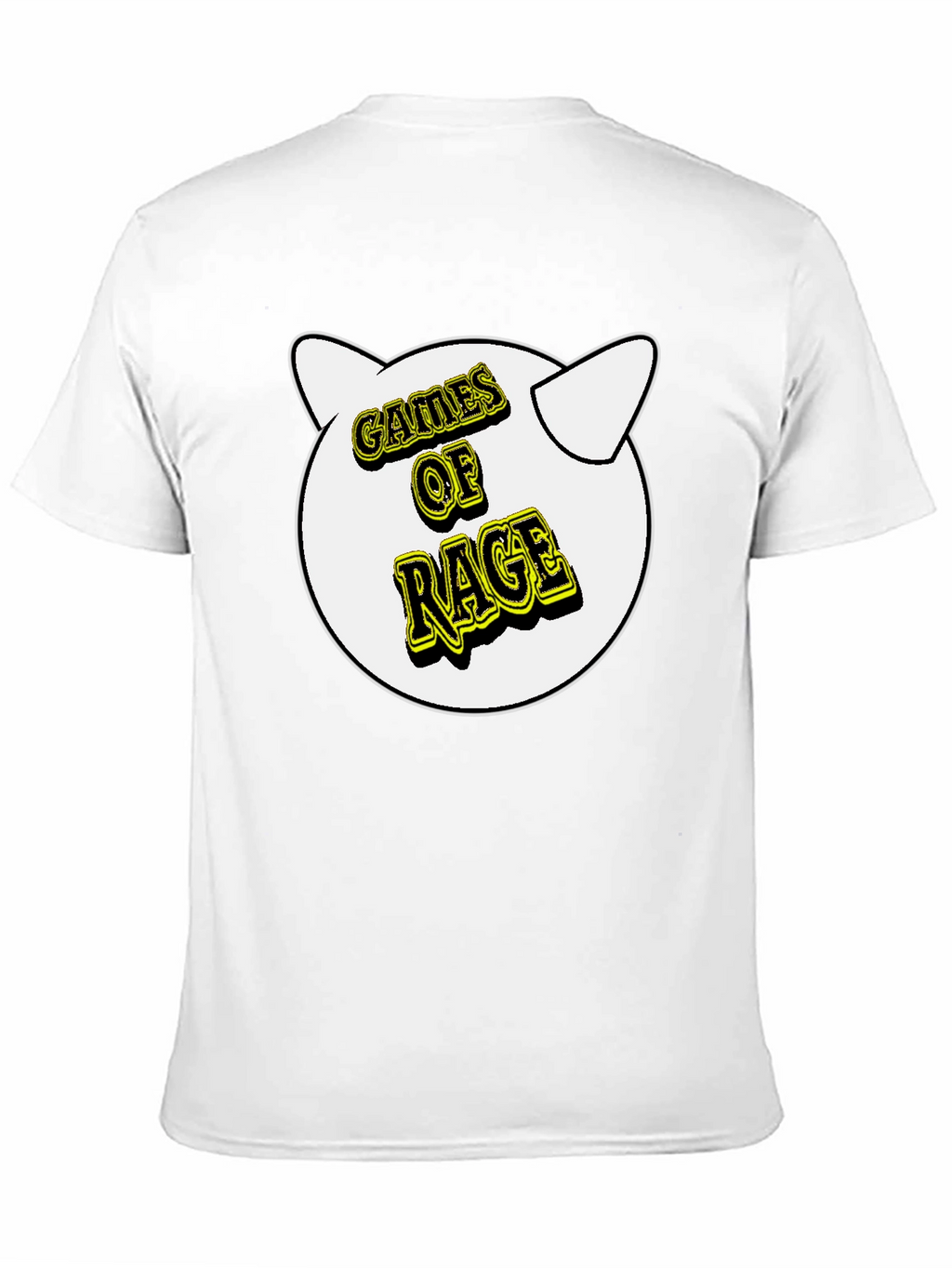 Games of Rage T-Shirt - Black Cotton Graphic Tee