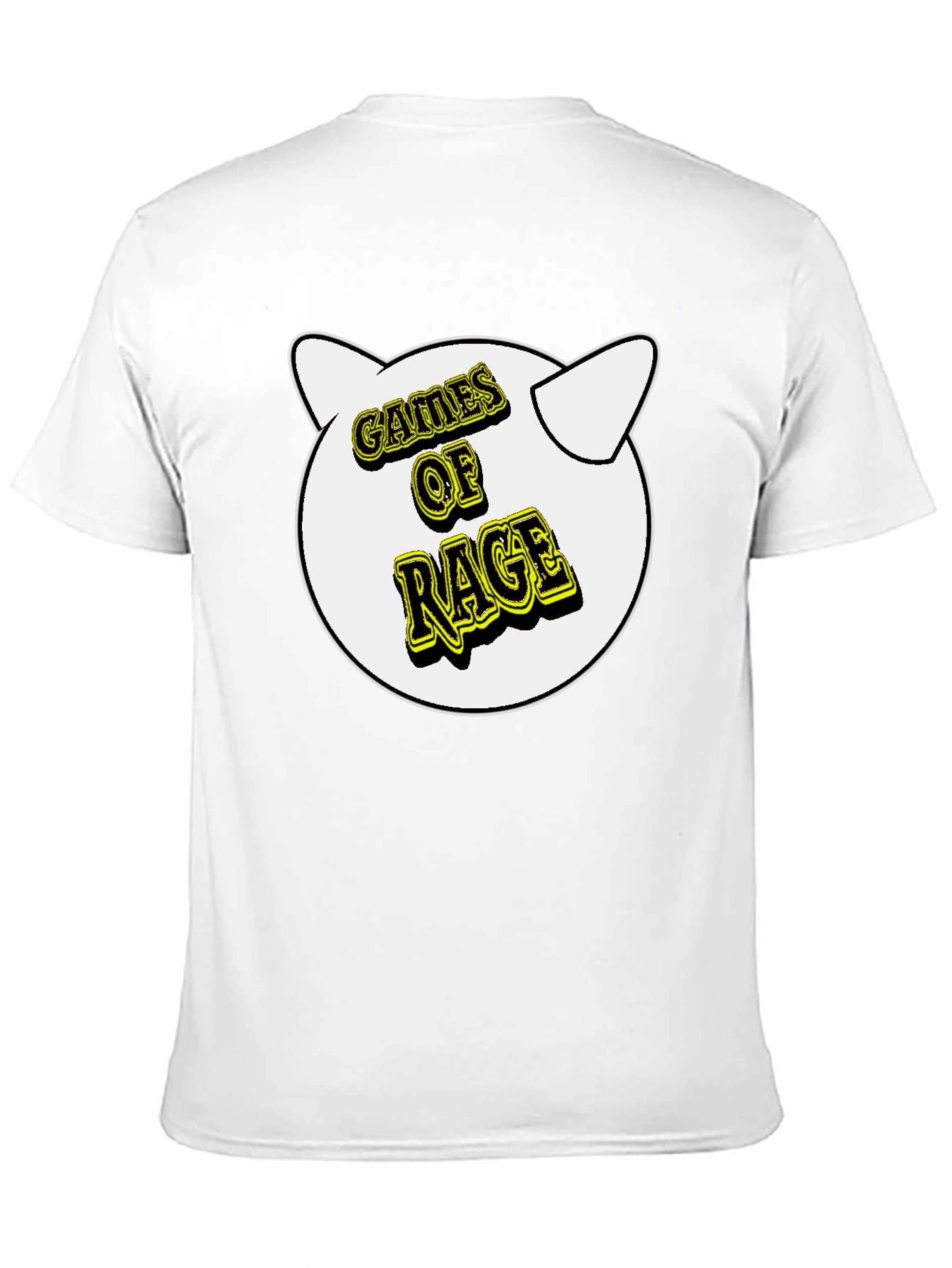 Games of Rage T-Shirt - Black Cotton Graphic Tee