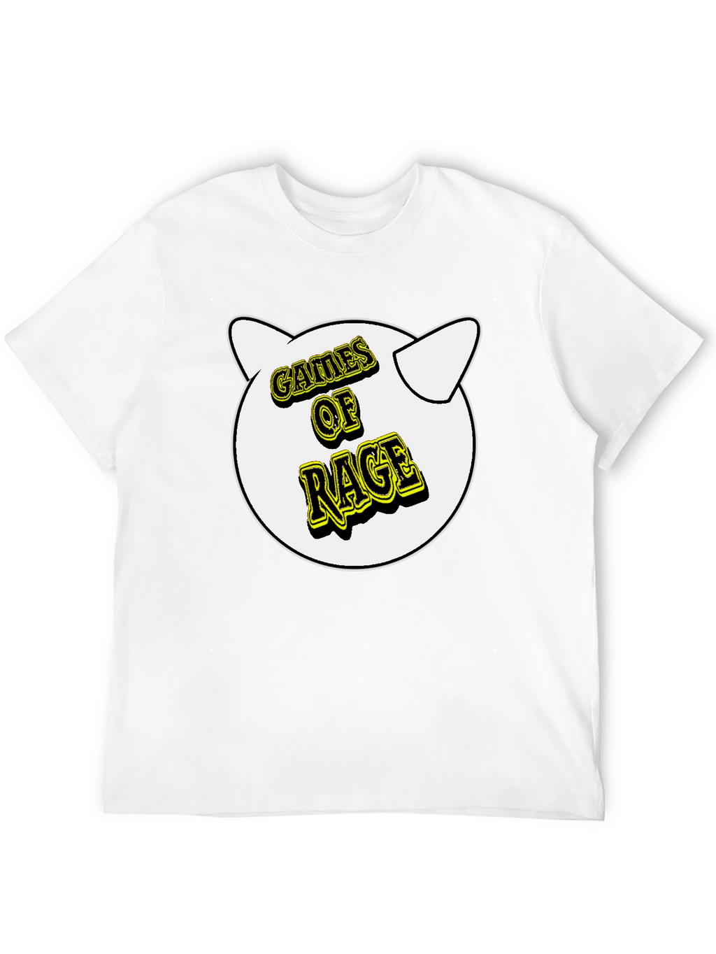 Games of Rage T-Shirt - Black Cotton Graphic Tee