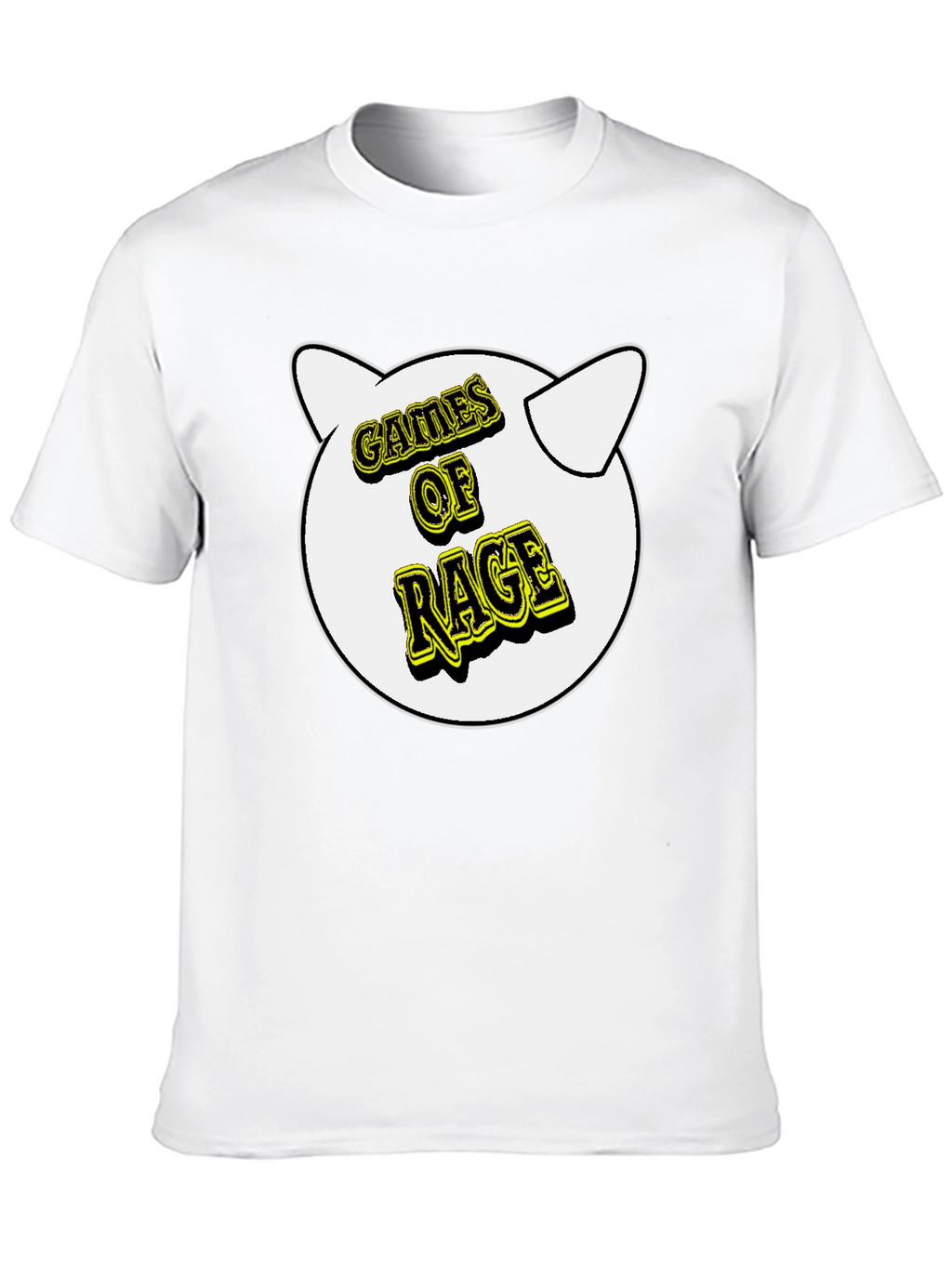 Games of Rage T-Shirt - Black Cotton Graphic Tee