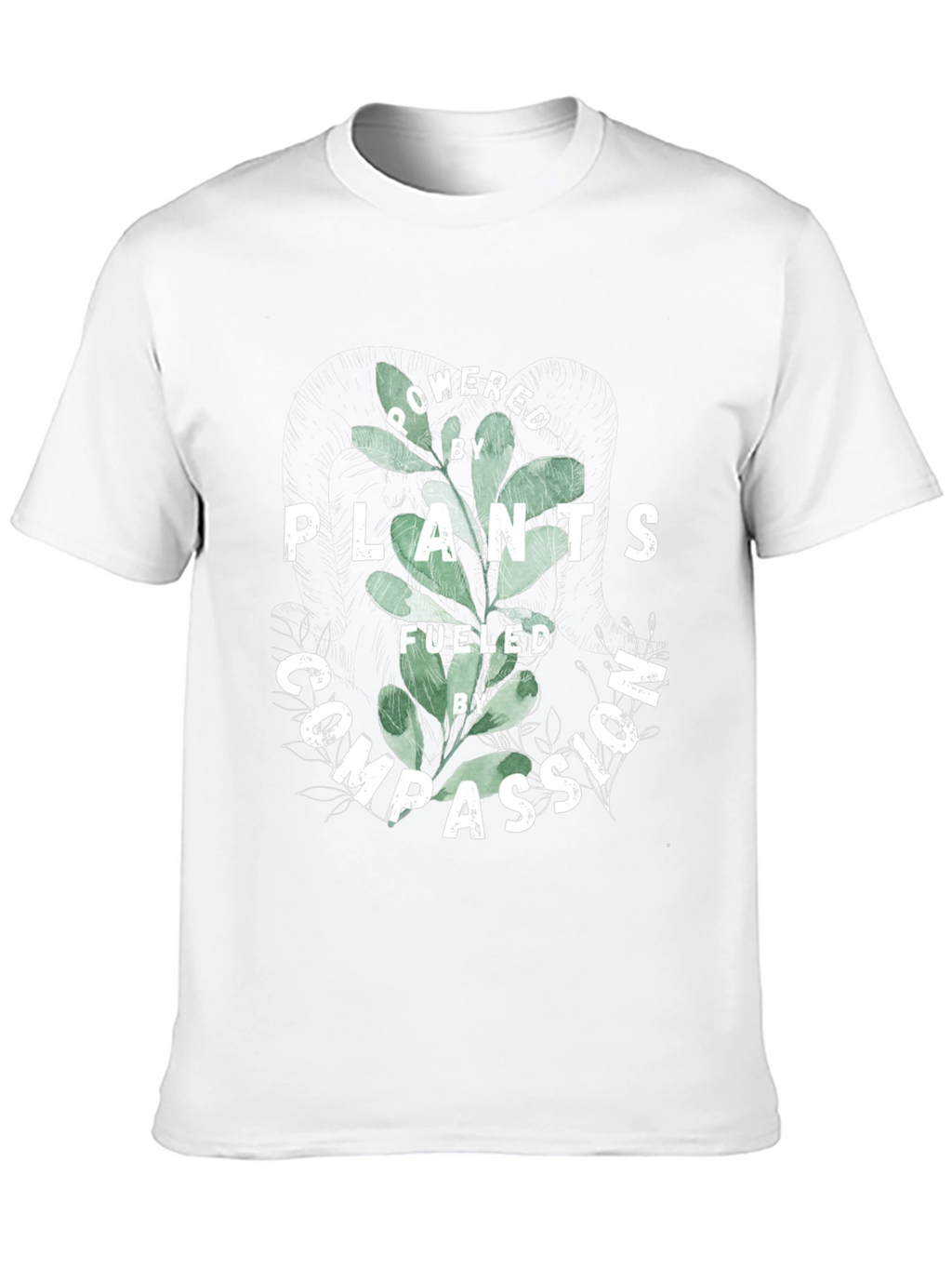 Vegan T-Shirt: Powered by Plants Fueled by Compassion