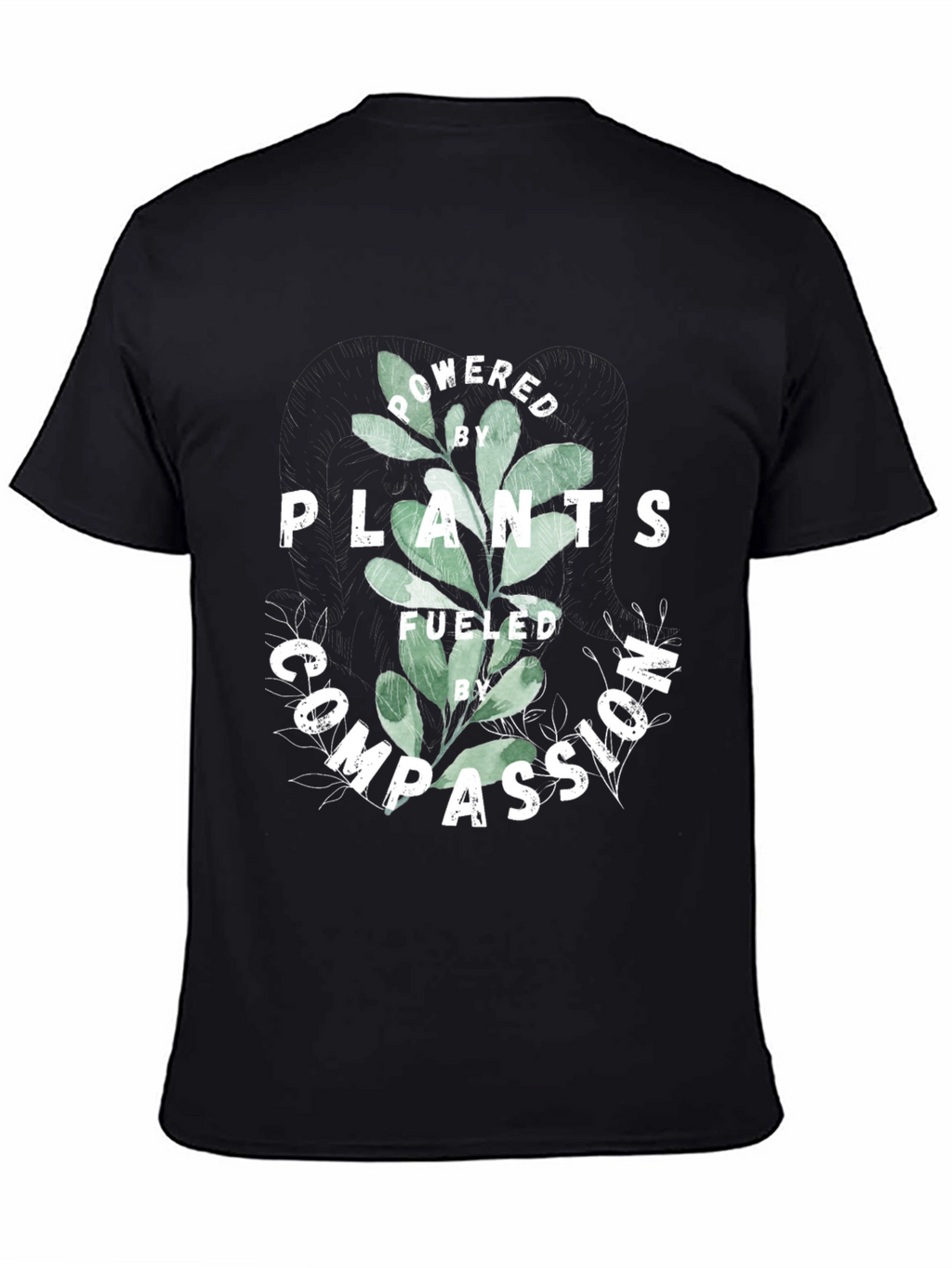 Vegan T-Shirt: Powered by Plants Fueled by Compassion