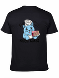 Happy Cakes T-Shirt: Cute Cat Baker