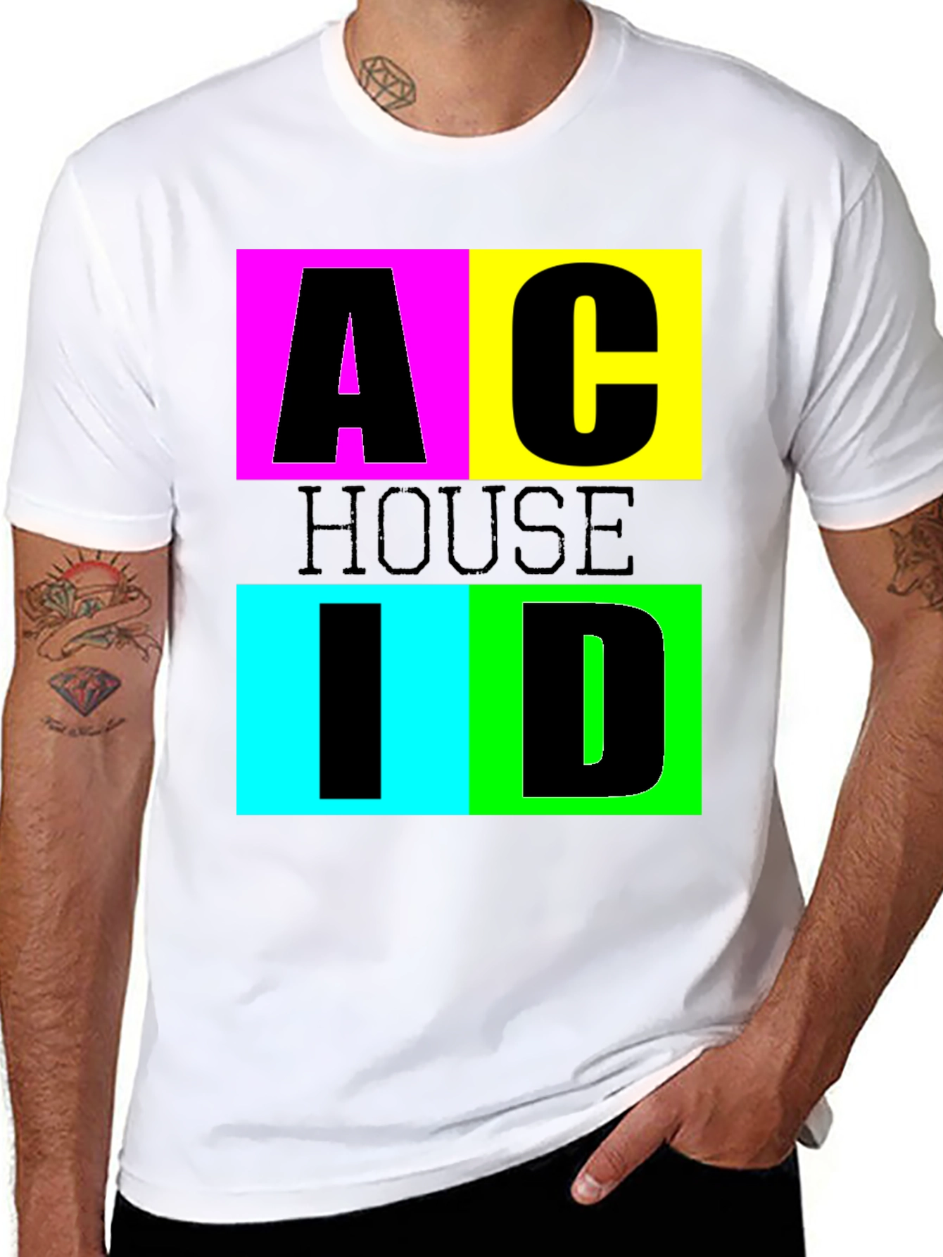 Acid House T-Shirt - Retro Rave Style