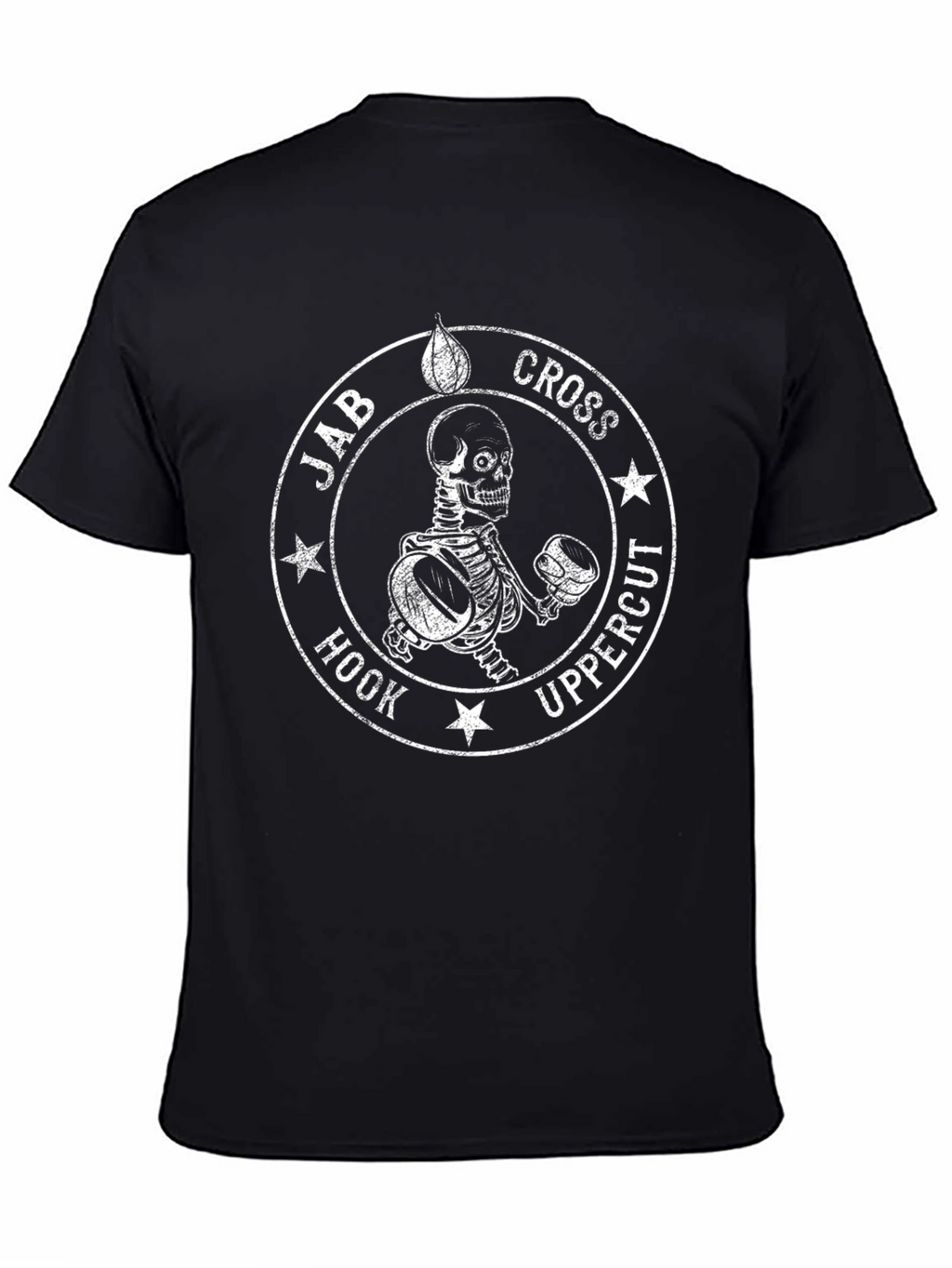 Boxing Skeleton Graphic Tee - Jab Cross Hook Uppercut!